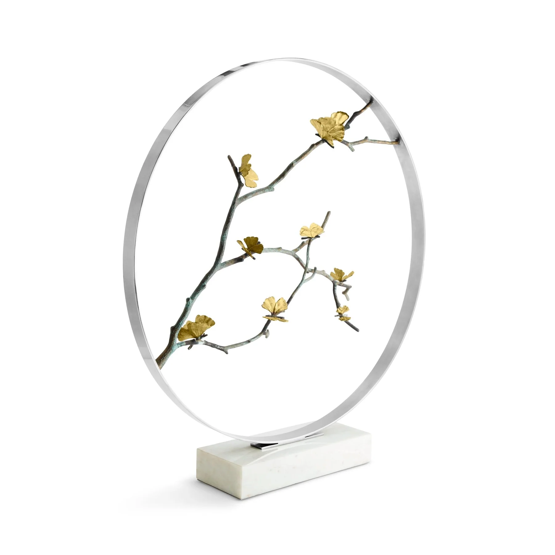 Michael Aram Butterfly Ginkgo 32" Moon Gate Sculpture - Image 7