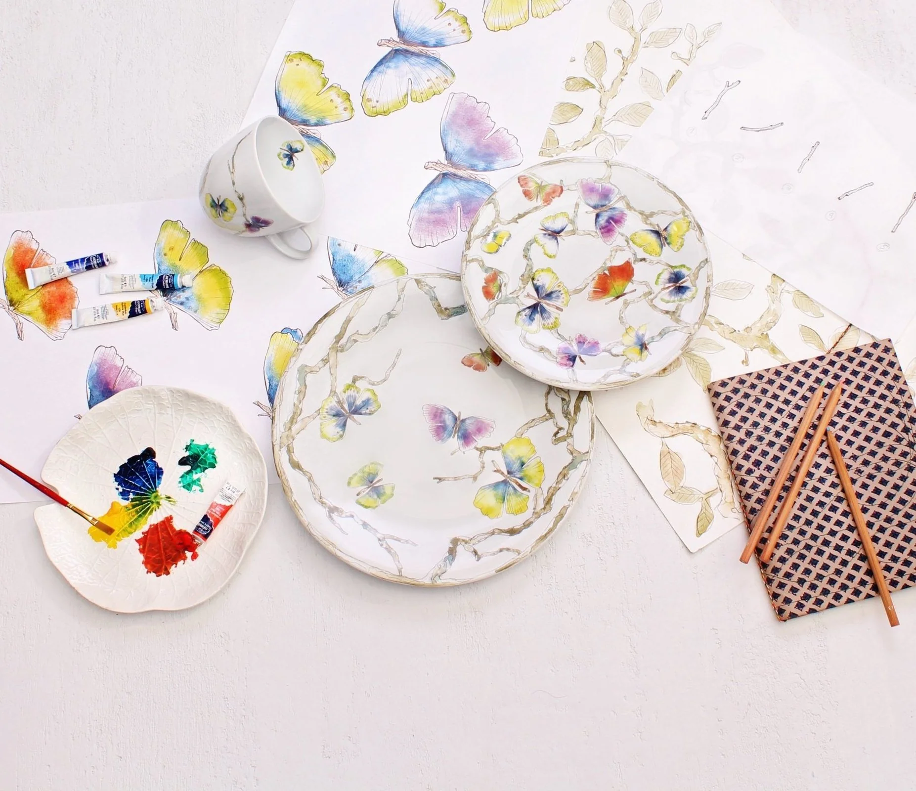 Michael Aram Butterfly Ginkgo 4-Piece Place Setting - Image 4