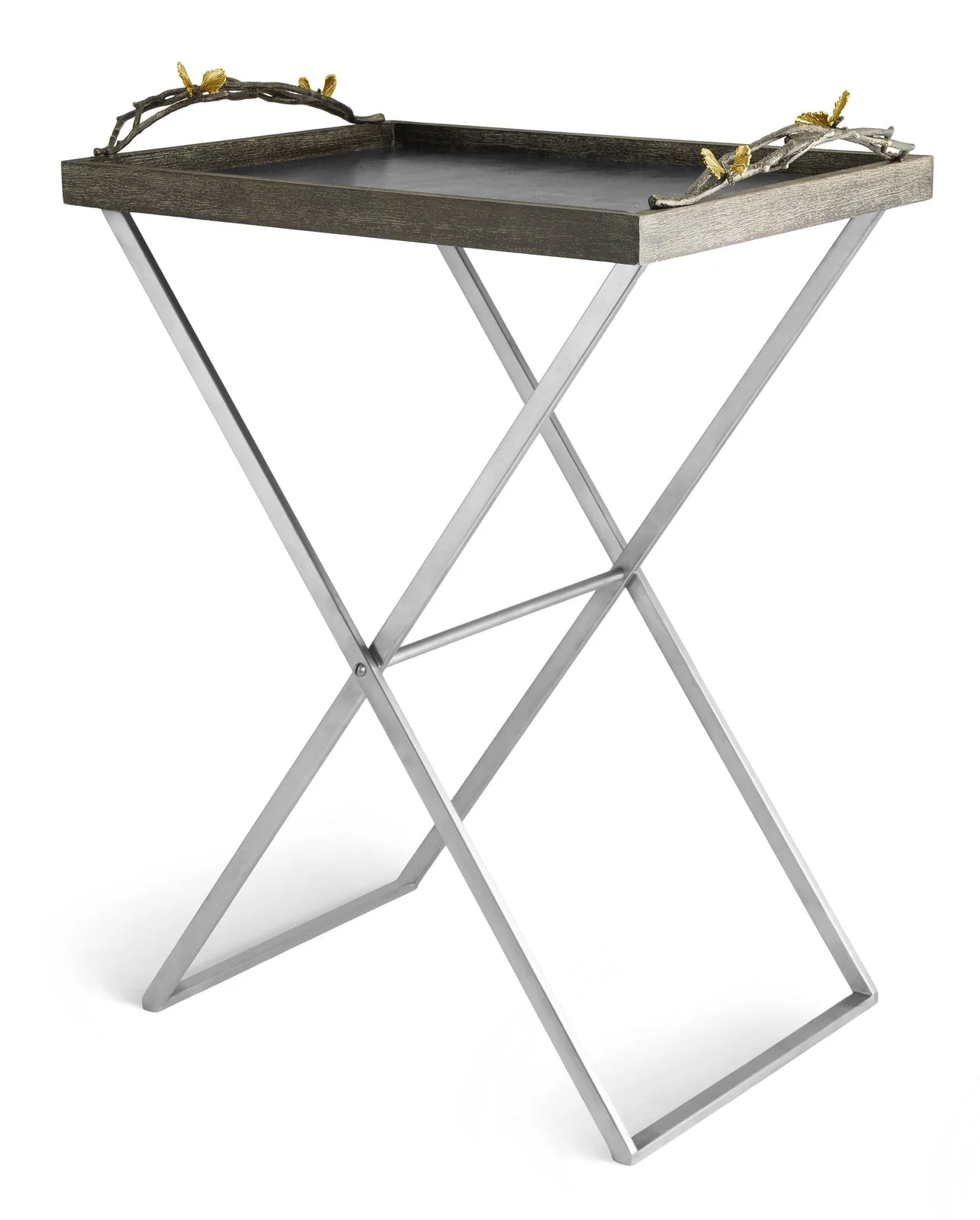 Michael Aram Butterfly Ginkgo Butler Tray Stand - Image 2