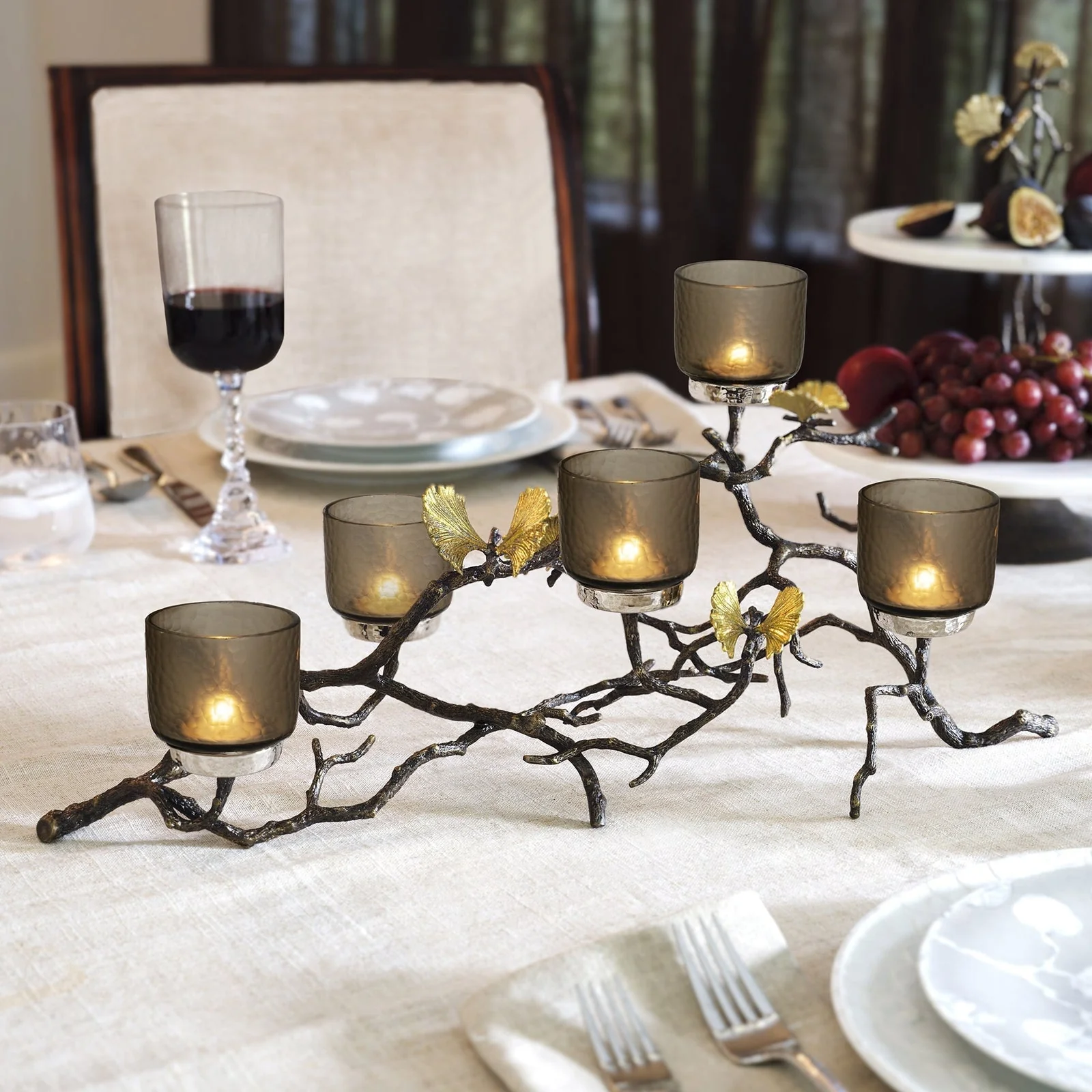 Michael Aram Butterfly Ginkgo Candelabra - Image 2