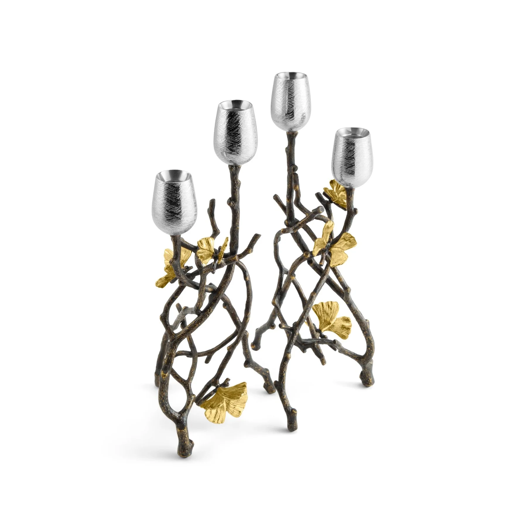 Michael Aram Butterfly Ginkgo Candleholders (Set of 2) - Image 3
