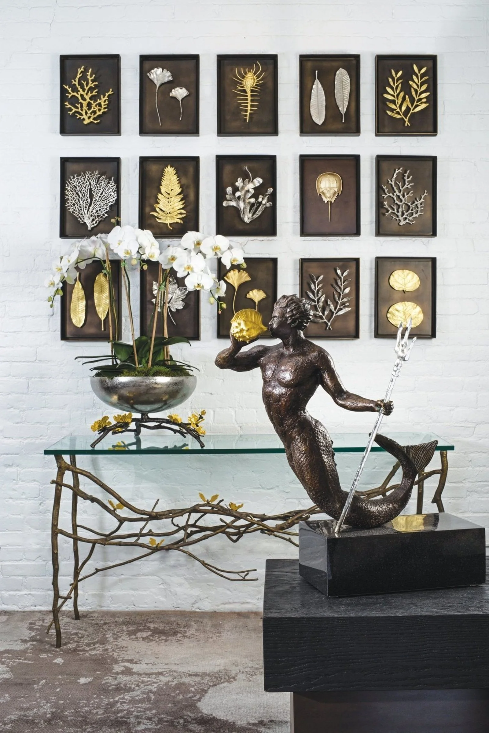Michael Aram Butterfly Ginkgo Console Table - Image 8