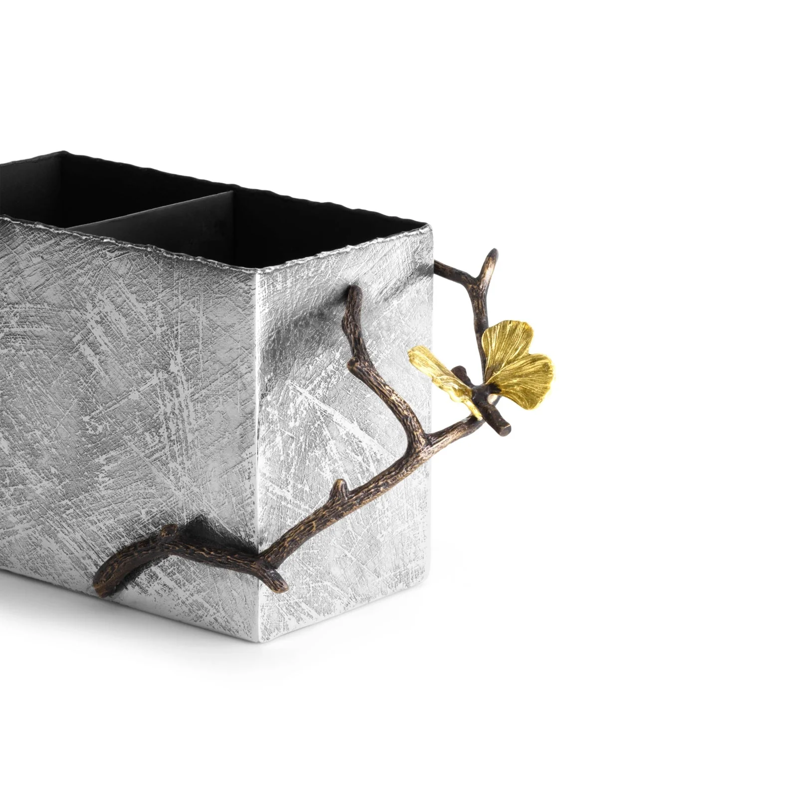 Michael Aram Butterfly Ginkgo Double Cutlery Caddy - Image 4