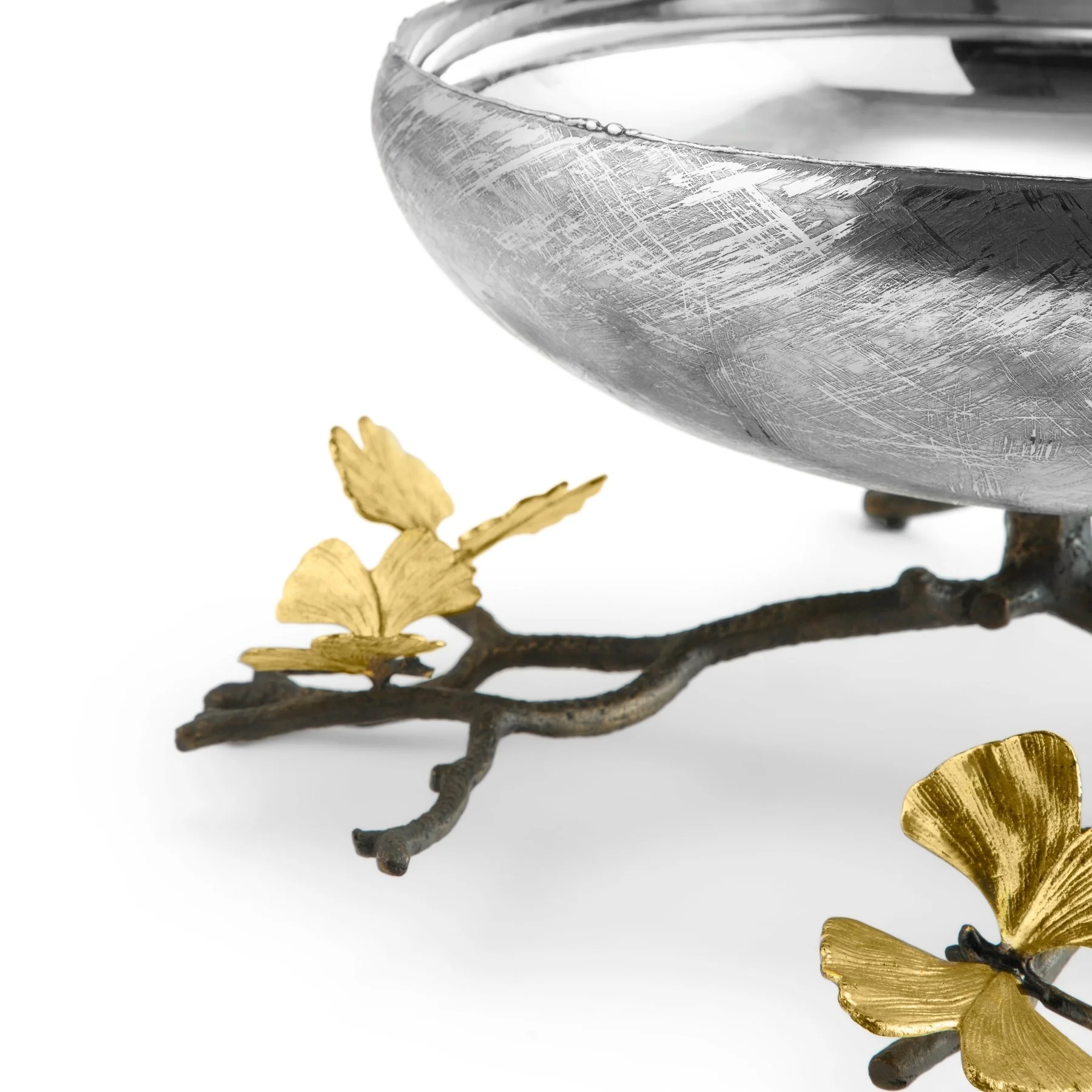 Michael Aram Butterfly Ginkgo Footed Centerpiece Bowl - Image 5