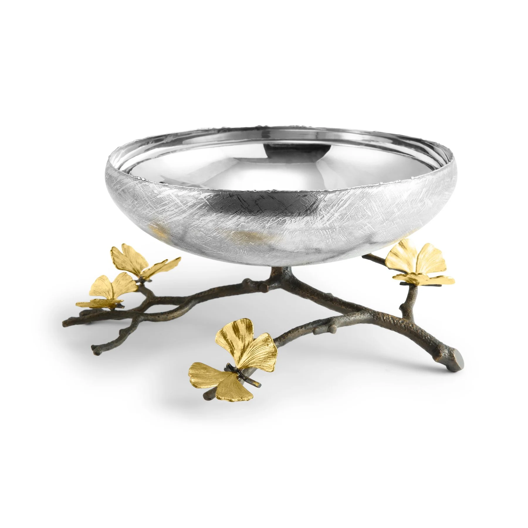 Michael Aram Butterfly Ginkgo Footed Centerpiece Bowl - Image 7