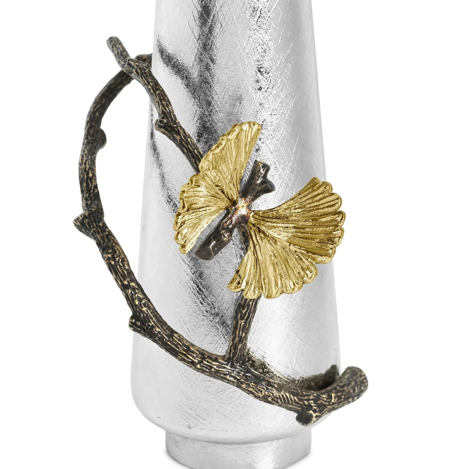 Michael Aram Butterfly Ginkgo Gold Candleholders - Set of 2 - Image 4