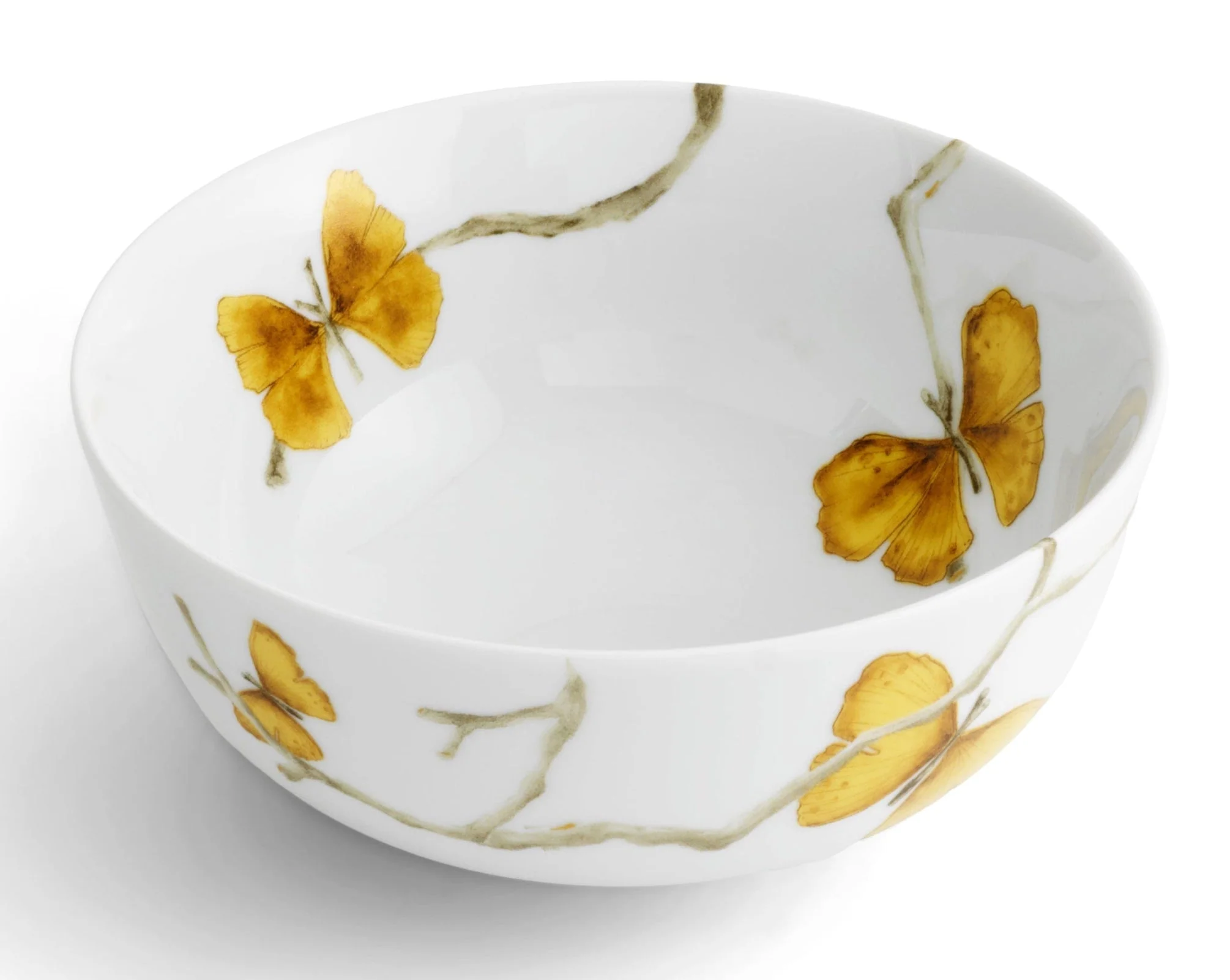 Michael Aram Butterfly Ginkgo Gold Dinnerware Bowl - Image 2
