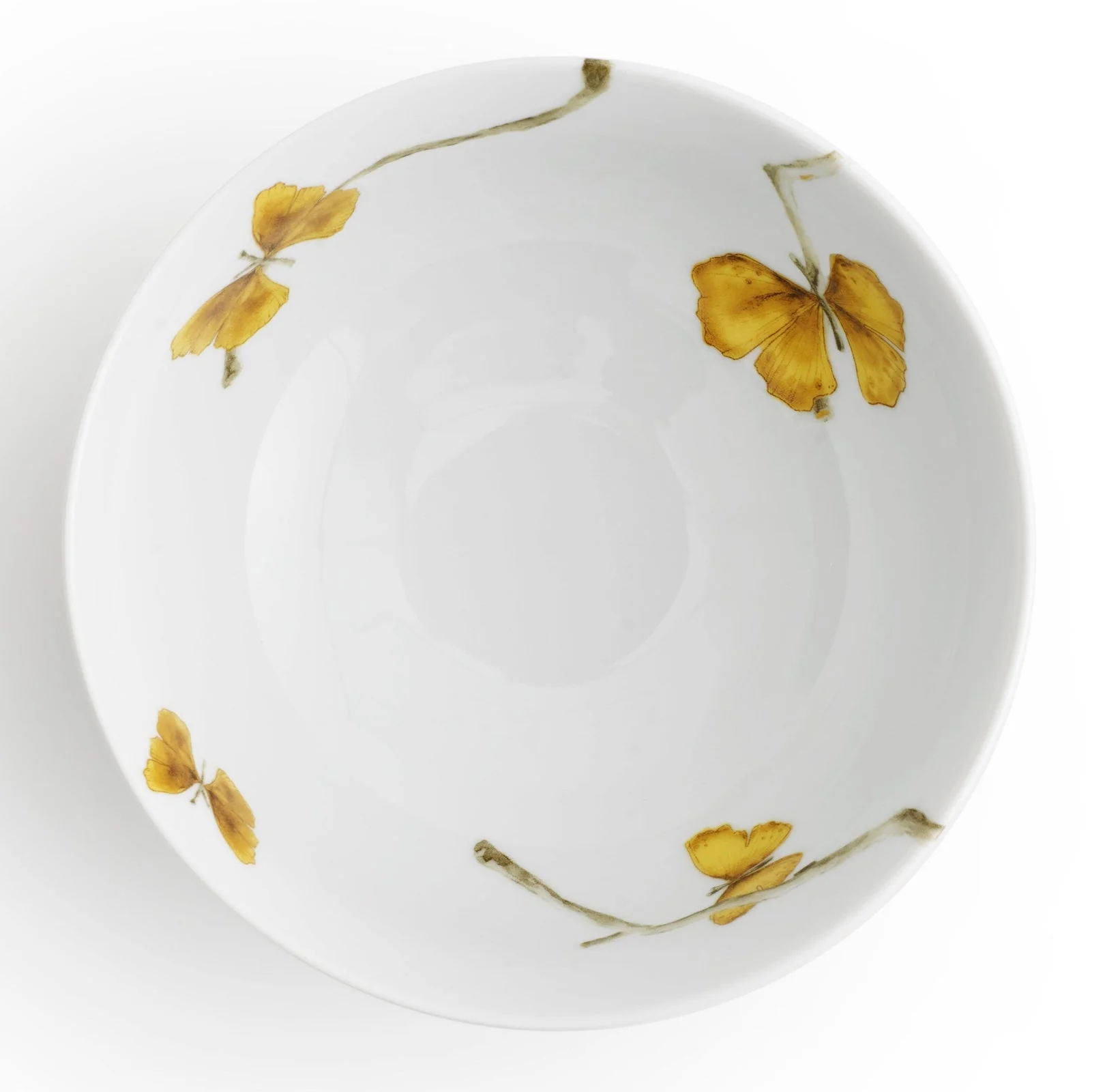 Michael Aram Butterfly Ginkgo Gold Dinnerware Bowl - Image 3
