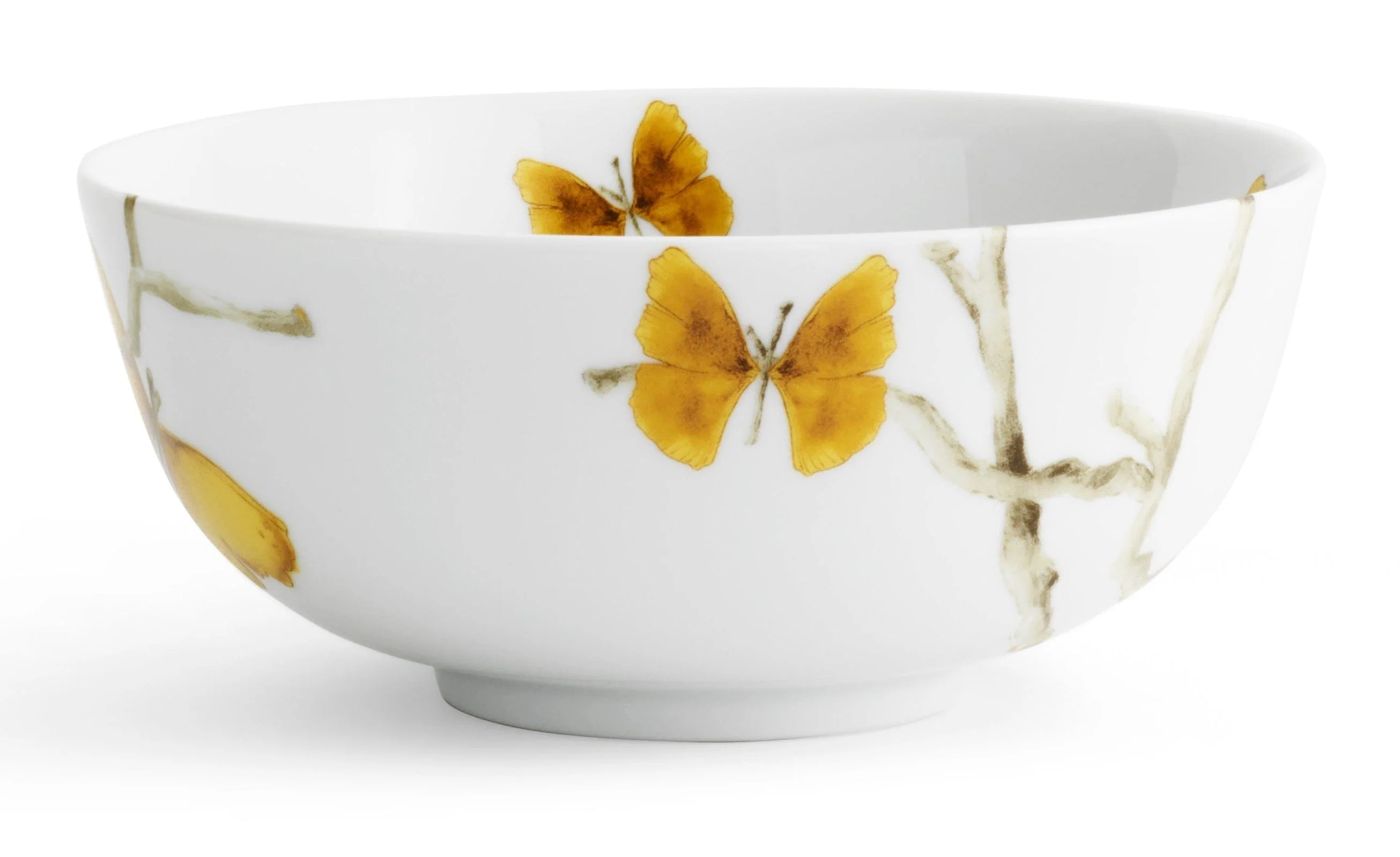 Michael Aram Butterfly Ginkgo Gold Dinnerware Bowl - Image 4