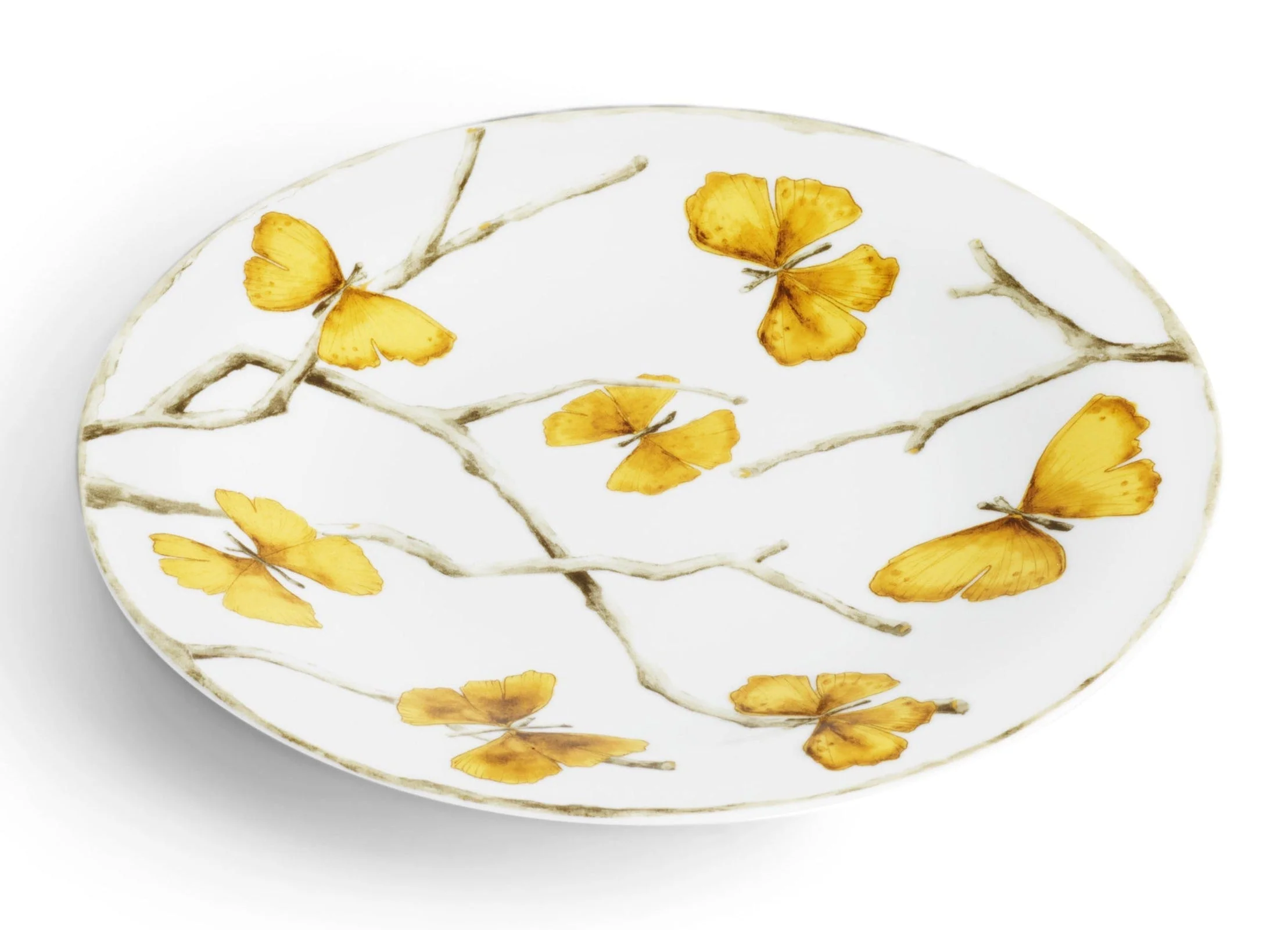 Michael Aram Butterfly Ginkgo Gold Dinnerware Salad Plate - Image 3