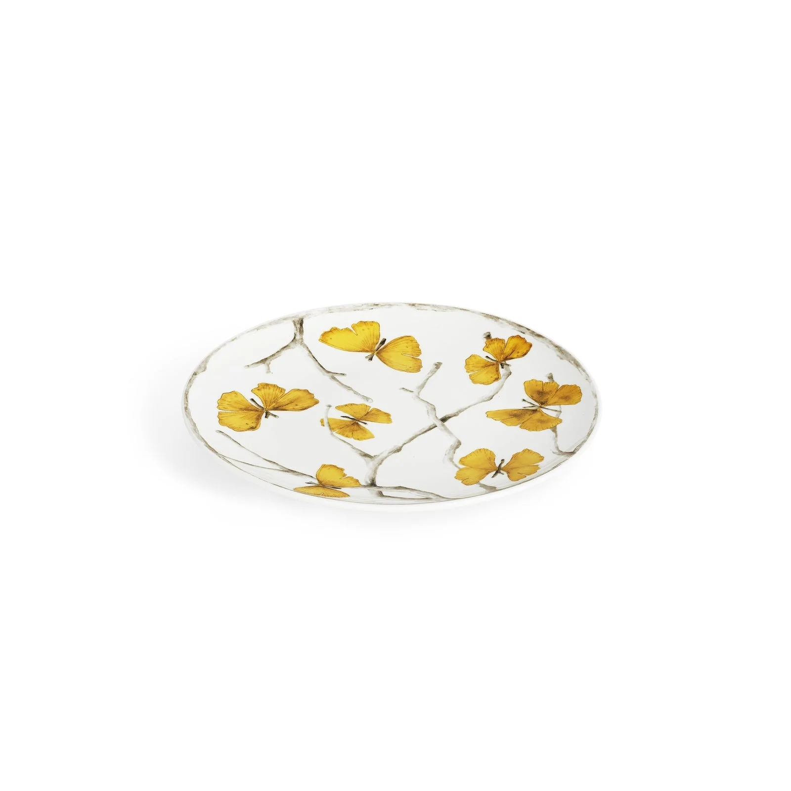 Michael Aram Butterfly Ginkgo Gold Tidbit Plate - Set of 4 - Image 4