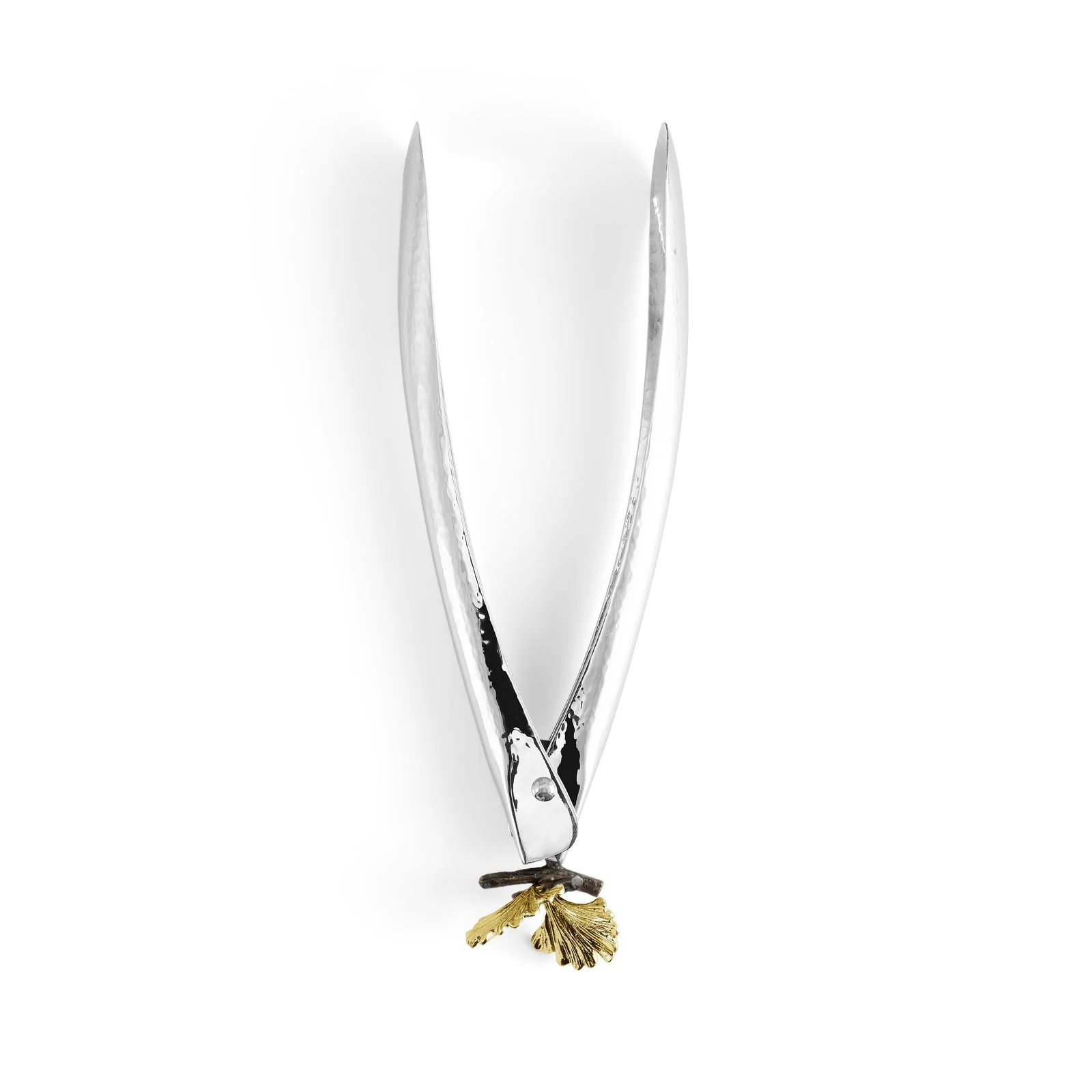 Michael Aram Butterfly Ginkgo Lock Spring Tongs - Image 3