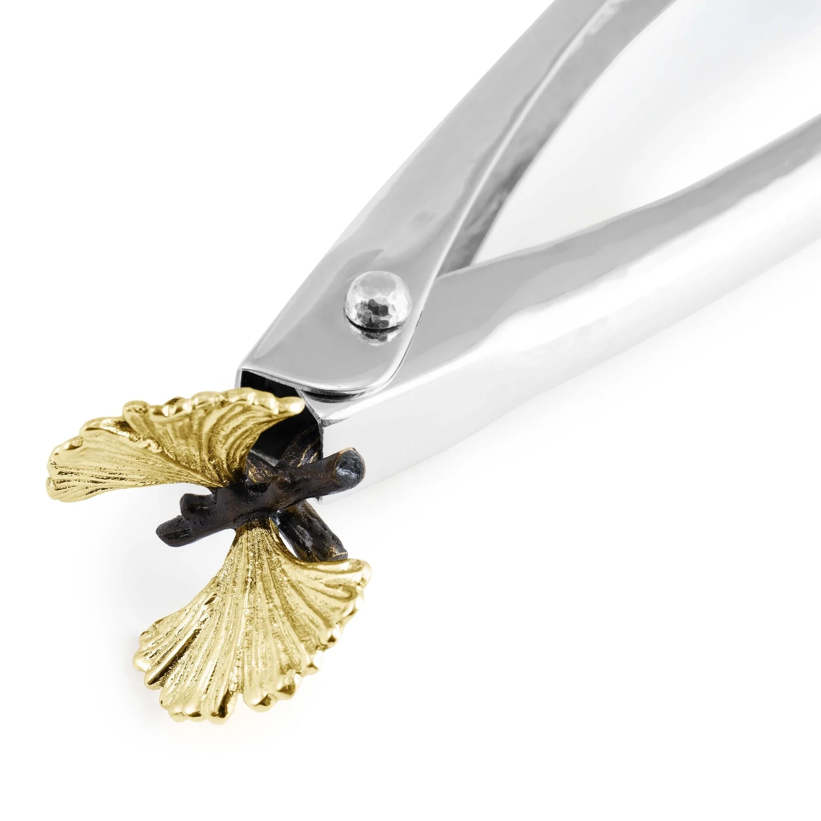 Michael Aram Butterfly Ginkgo Lock Spring Tongs - Image 7