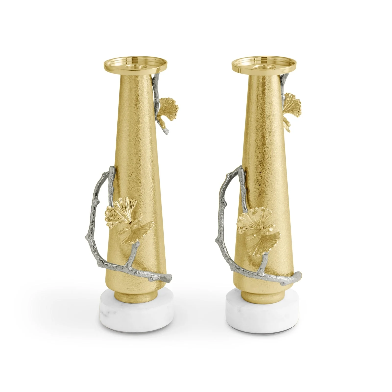 Michael Aram Butterfly Ginkgo Luxe Candleholders - Image 2