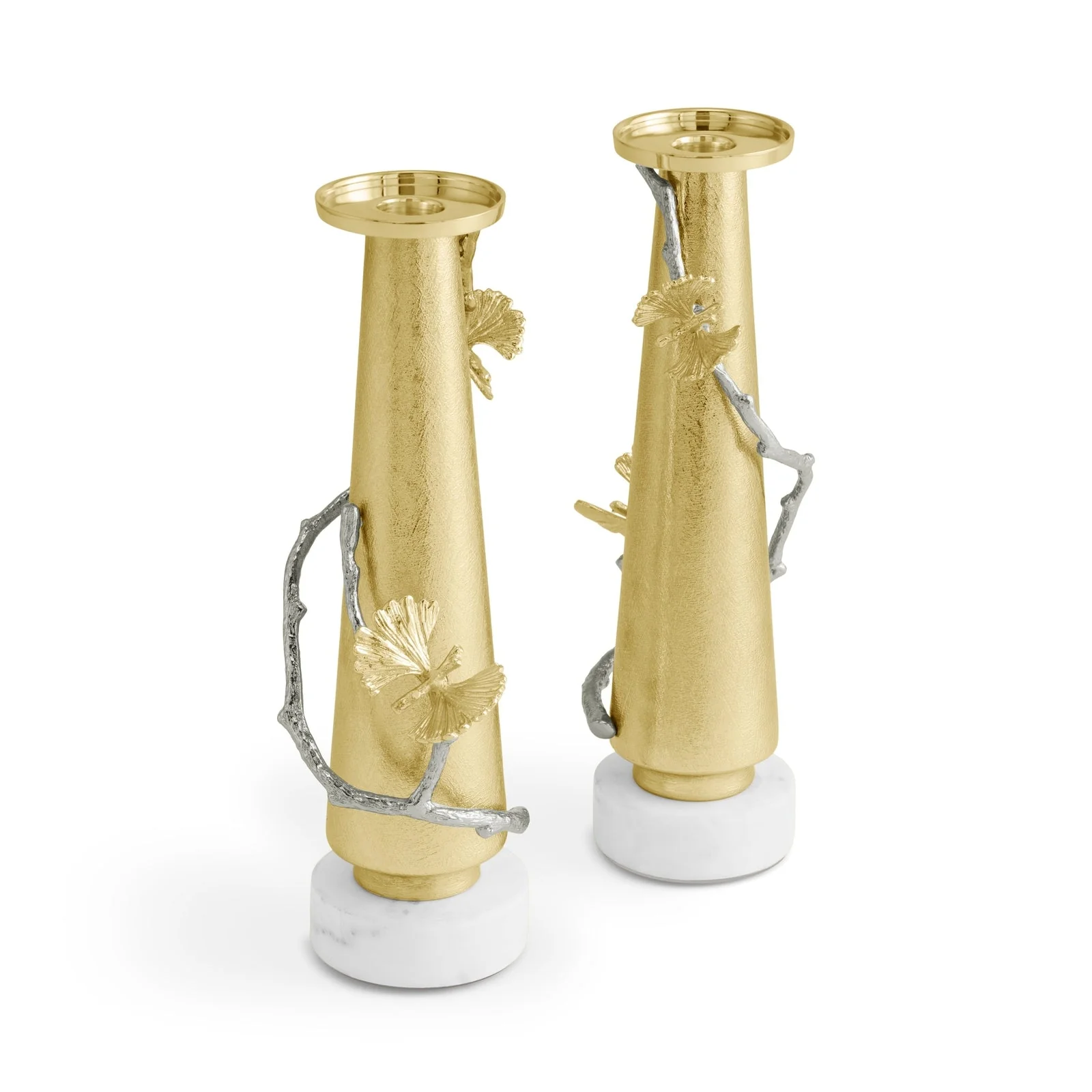 Michael Aram Butterfly Ginkgo Luxe Candleholders - Image 3