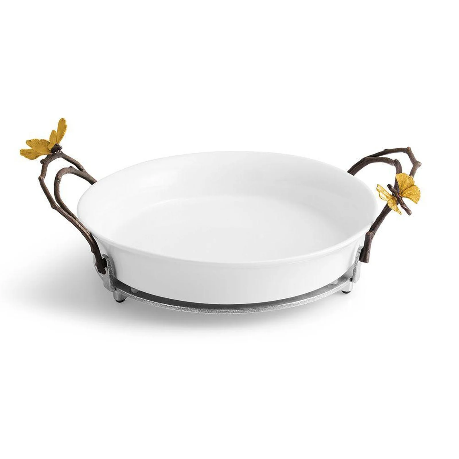 Michael Aram Butterfly Ginkgo Pie Dish - Image 2