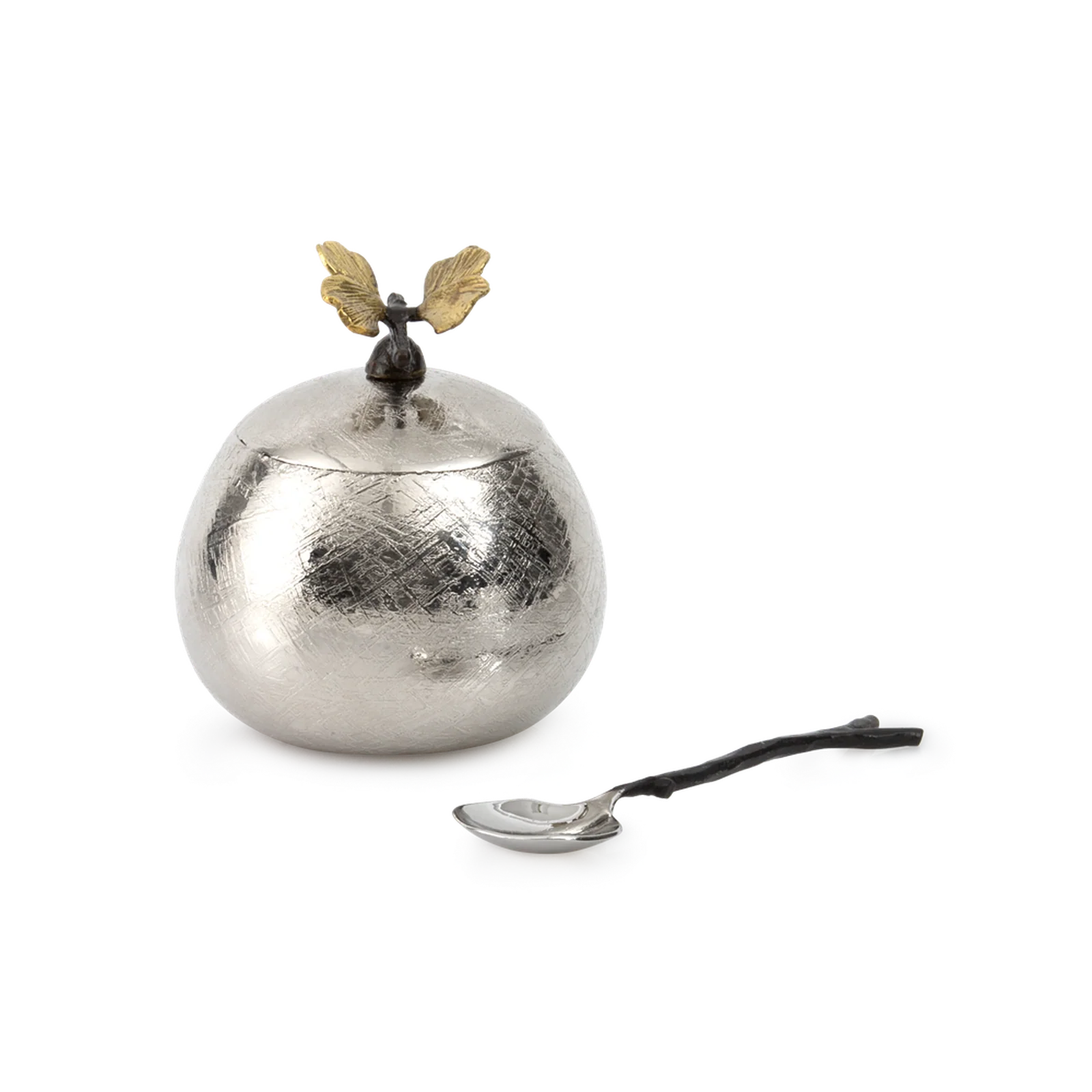 Michael Aram Butterfly Ginkgo Pot W/ Spoon