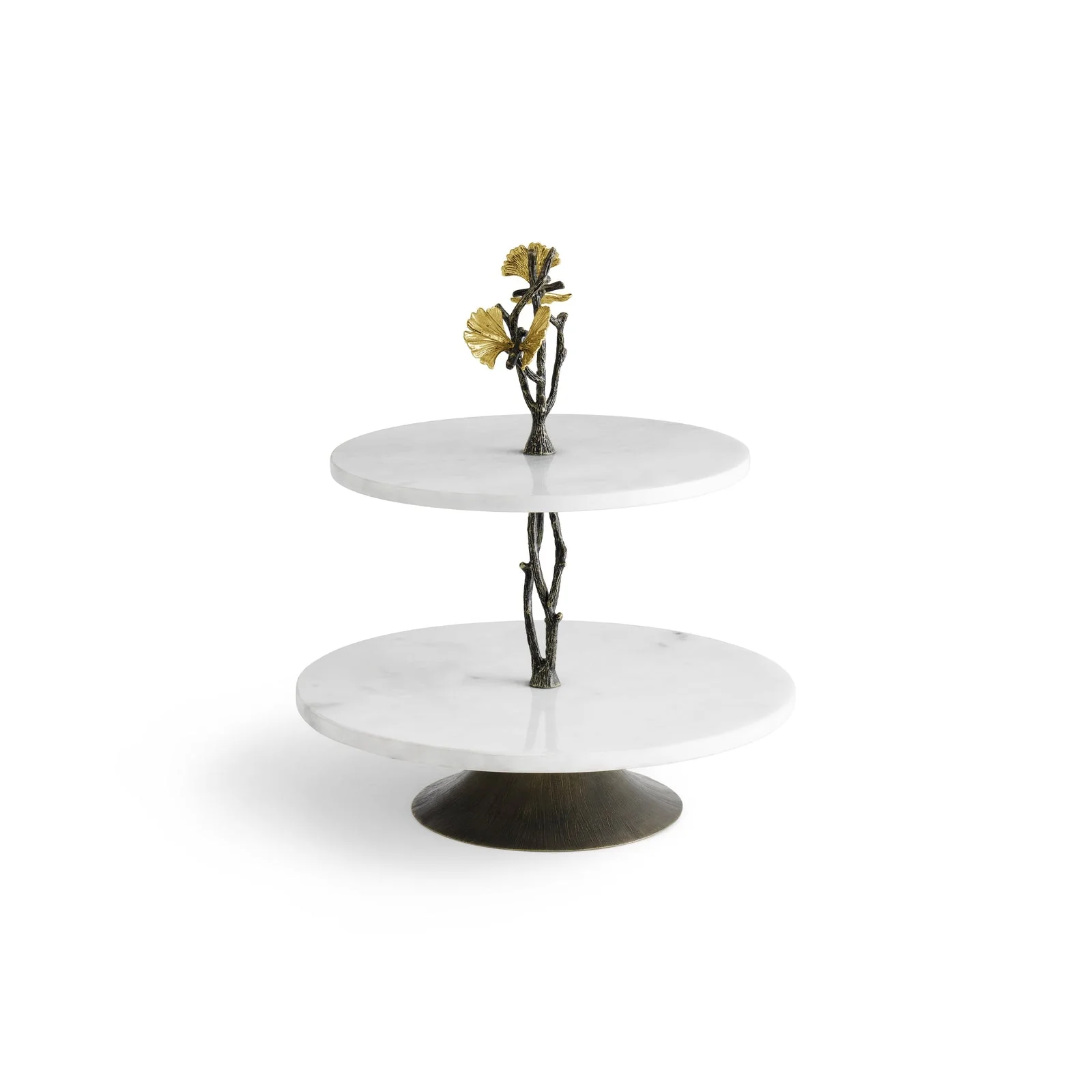 Michael Aram Butterfly Ginkgo Small Marble Etagere - Image 3