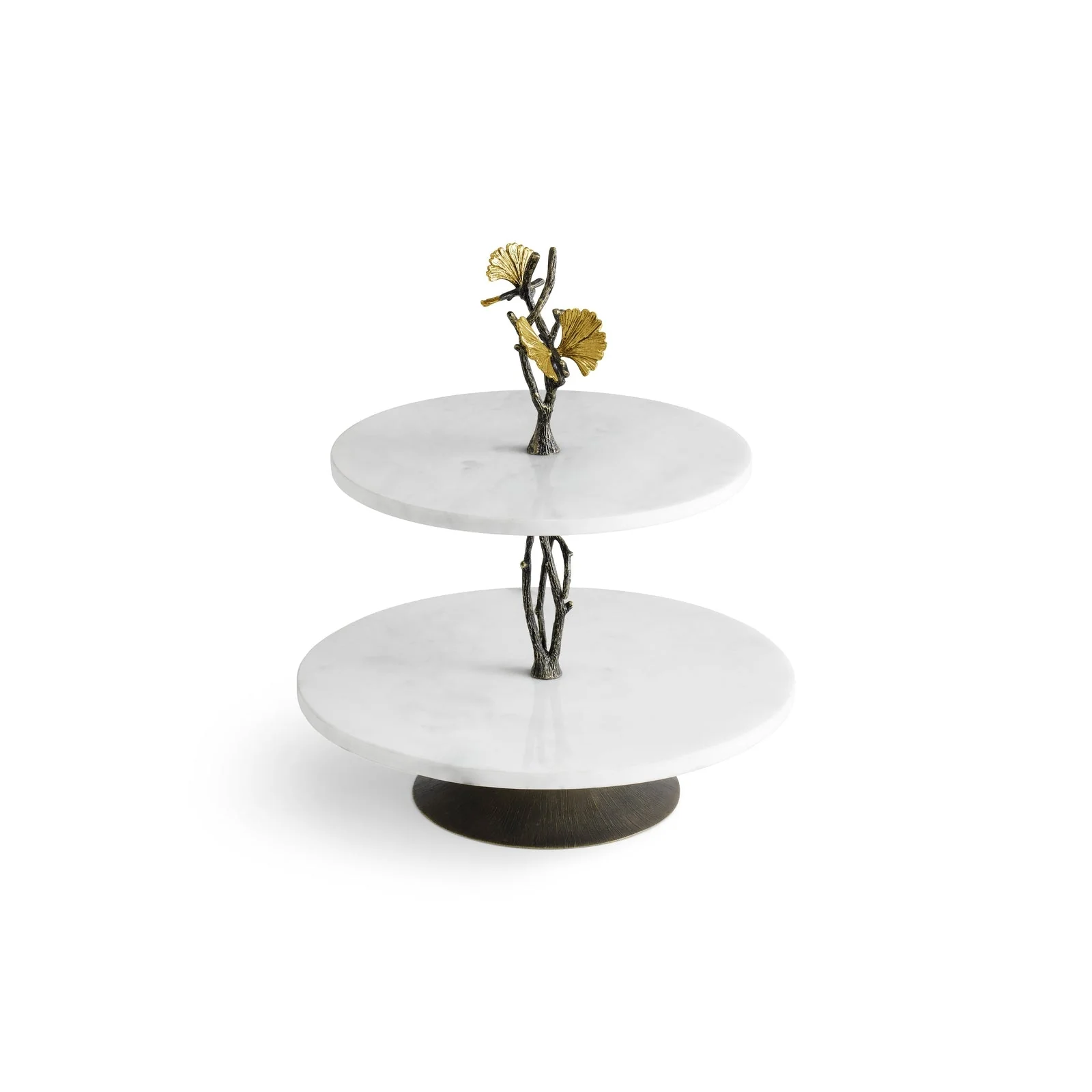 Michael Aram Butterfly Ginkgo Small Marble Etagere - Image 4