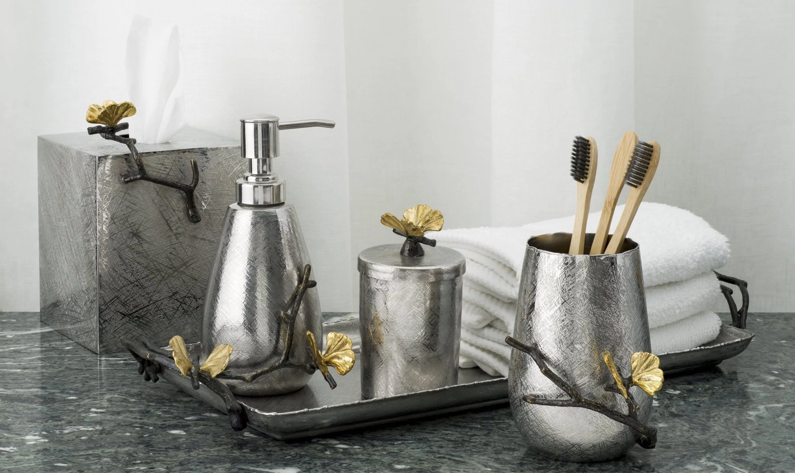 Michael Aram Butterfly Ginkgo Soap Dispenser - Image 2