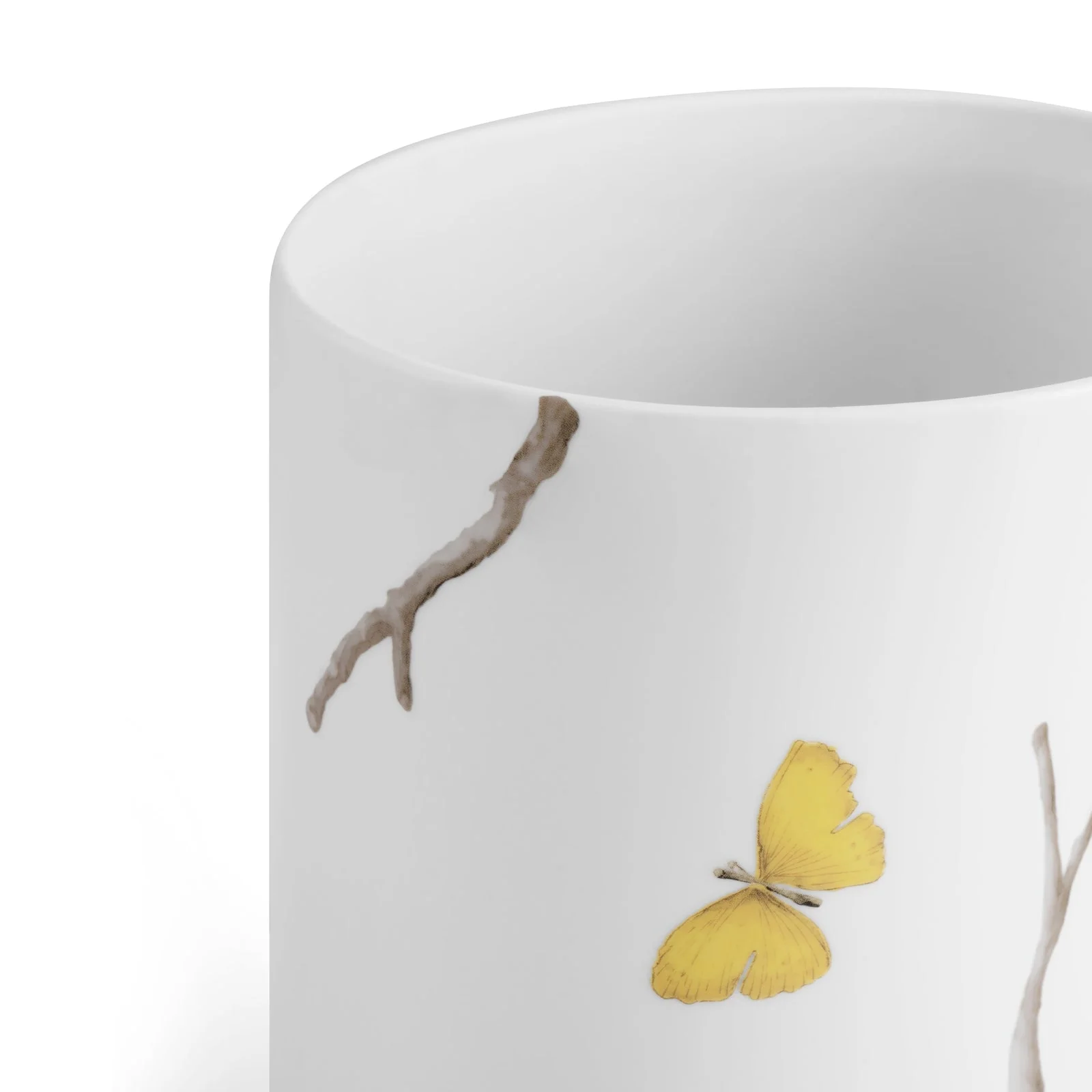Michael Aram Butterfly Ginkgo Waste Basket - Image 4