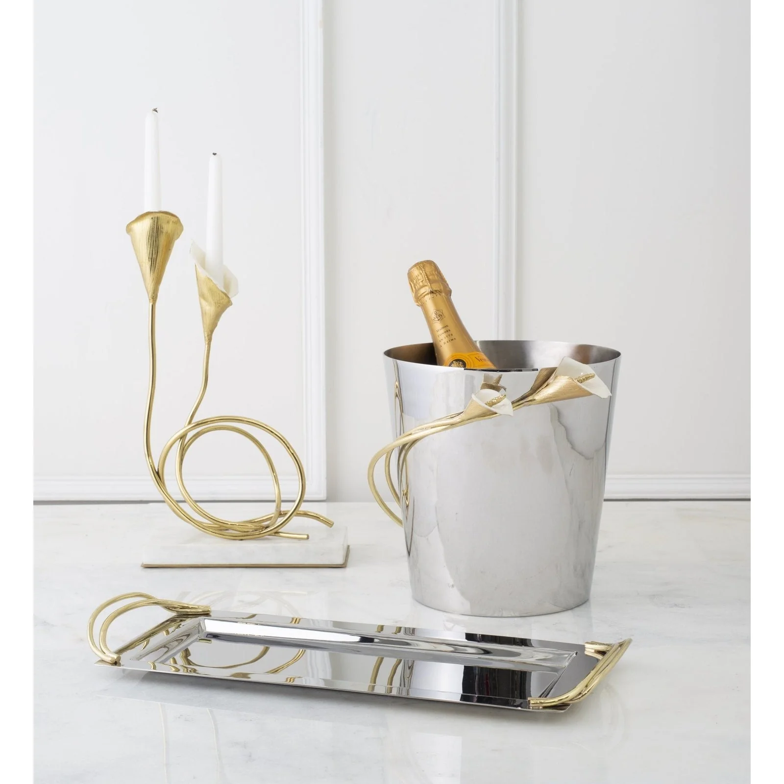 Michael Aram Calla Lily Candleholder - Image 3