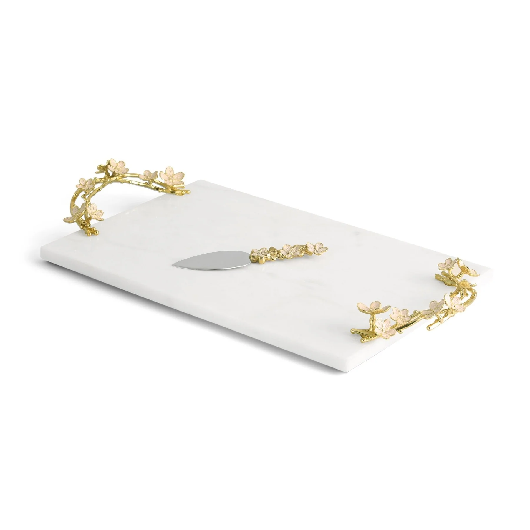 Michael Aram Cherry Blossom Cheese Board With Spreader - Image 3