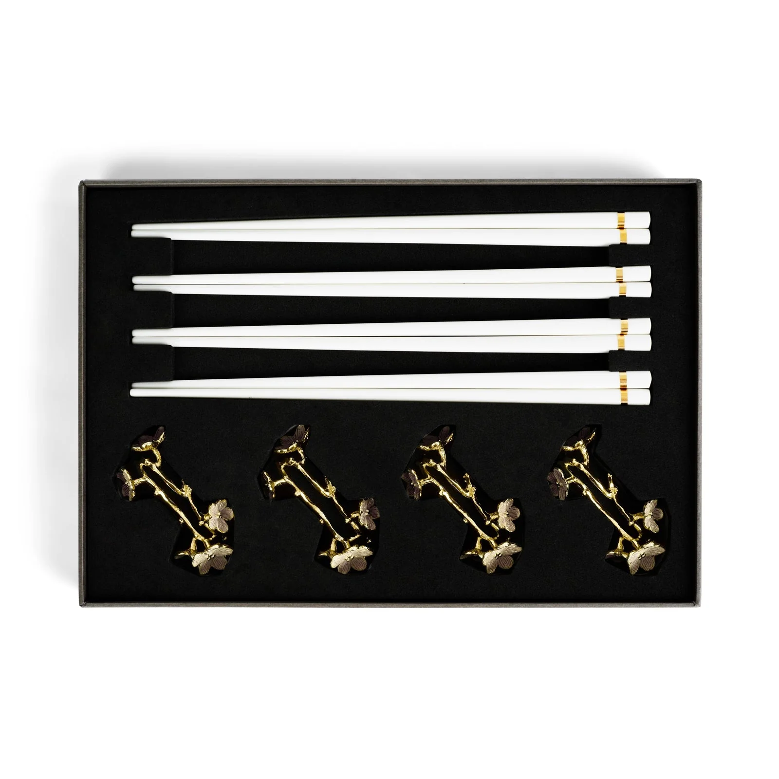 Michael Aram Cherry Blossom Chopsticks & Stands - Set of 4 - Image 4