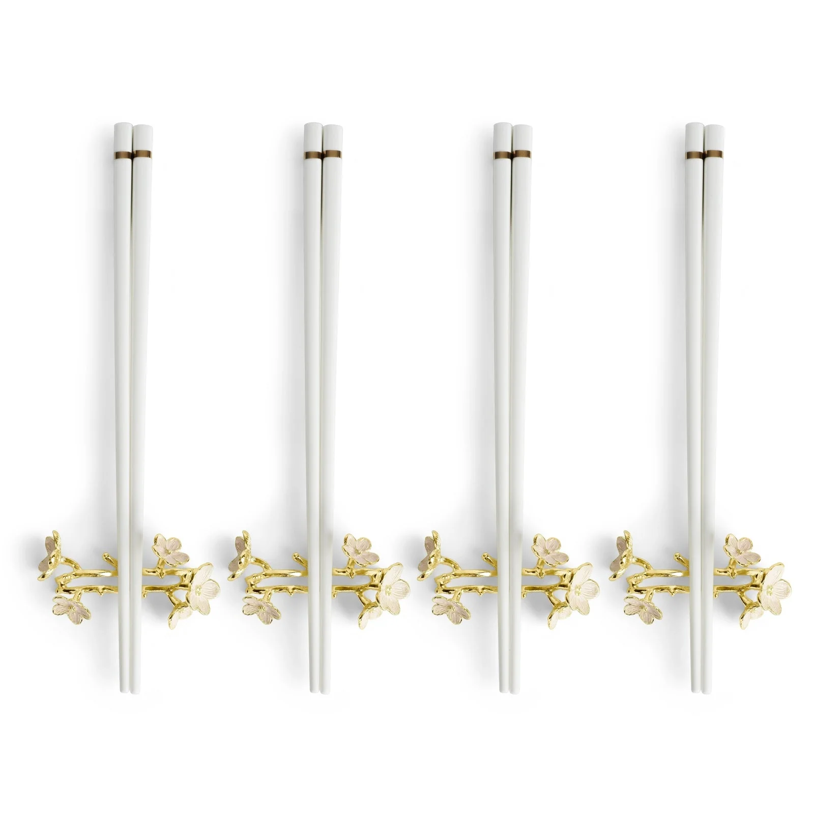 Michael Aram Cherry Blossom Chopsticks & Stands - Set of 4 - Image 6