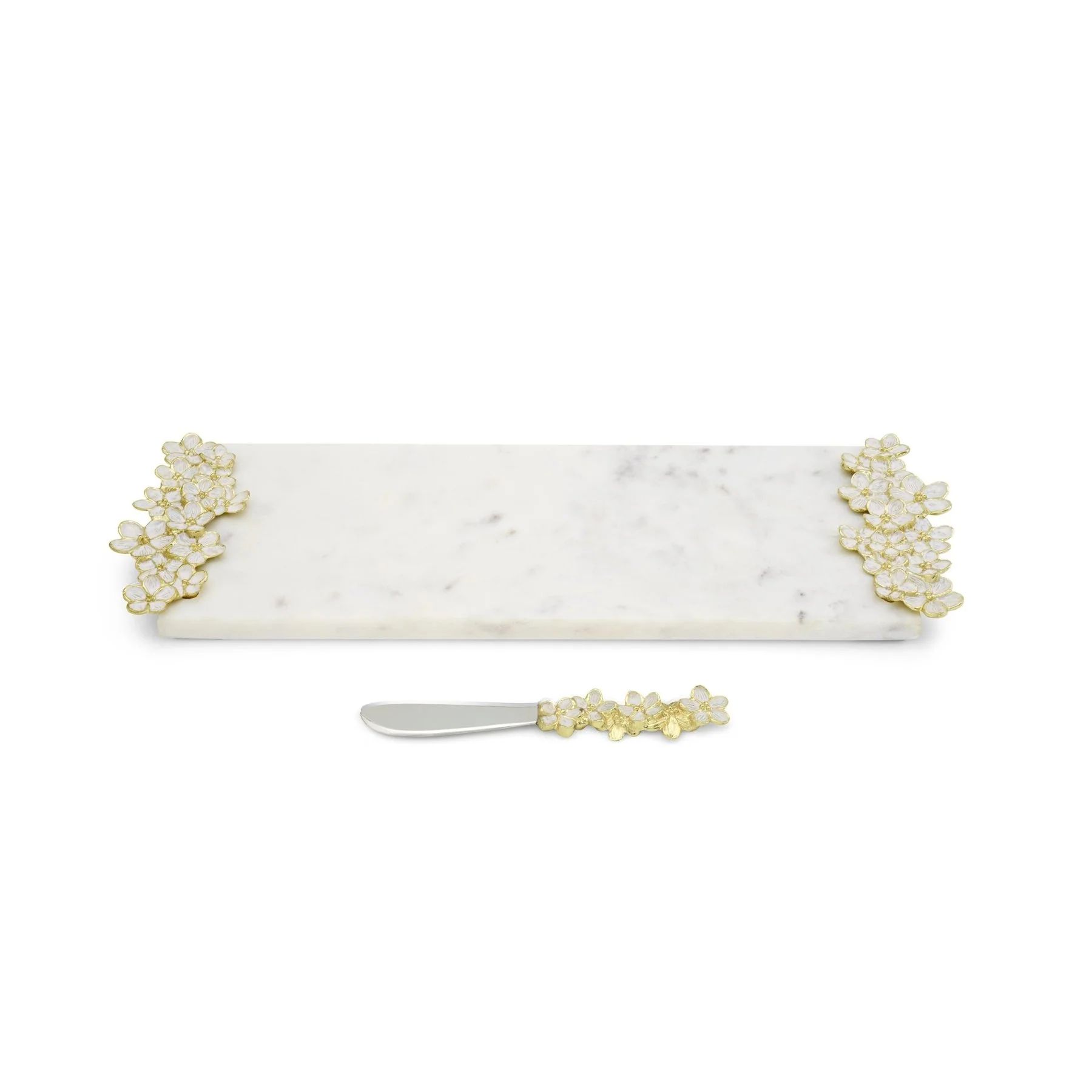 Michael Aram Cherry Blossom Small Cheese Board With Knife - Image 2