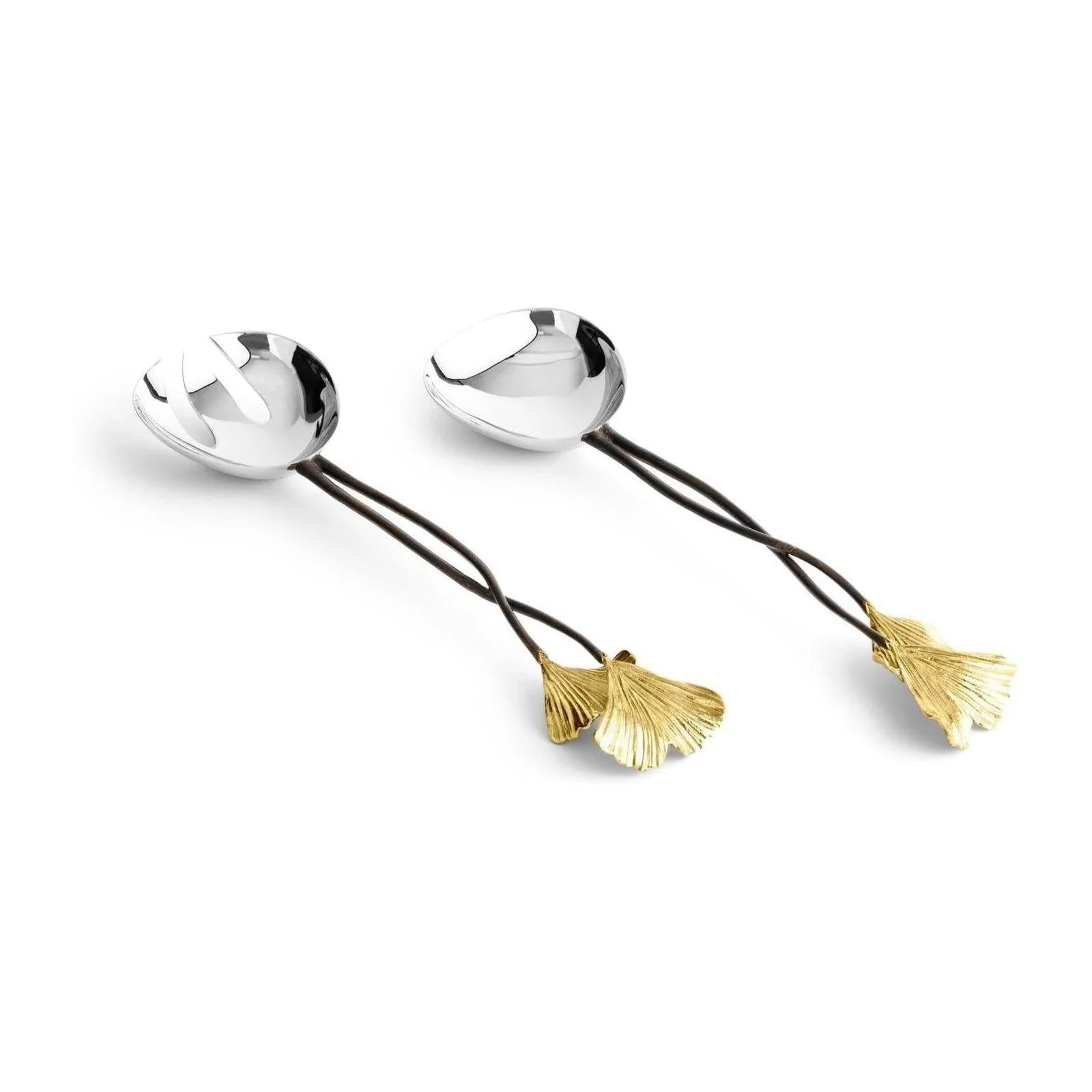 Michael Aram Golden Ginkgo Serving Set - Image 5