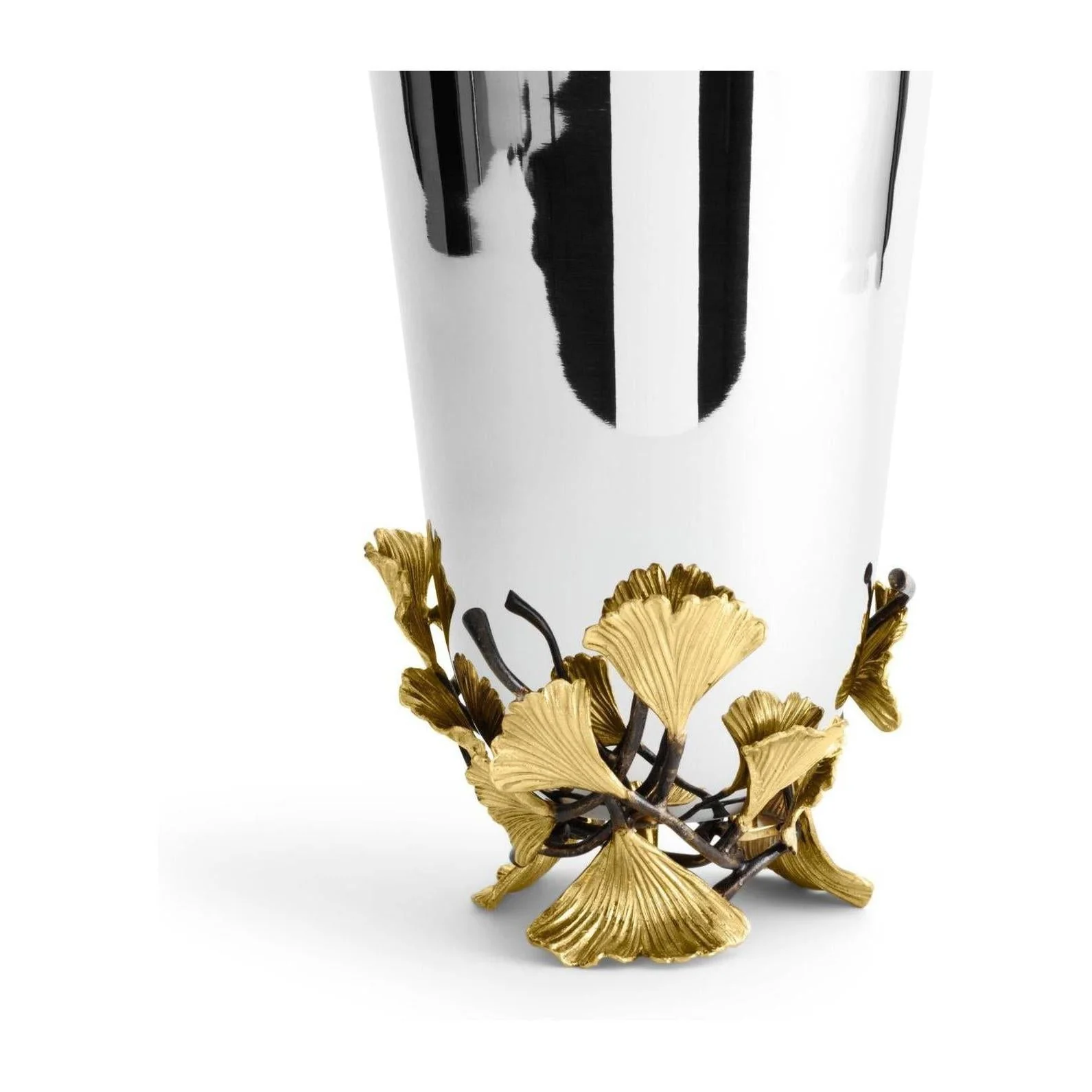 Michael Aram Golden Ginkgo Vase - Image 3