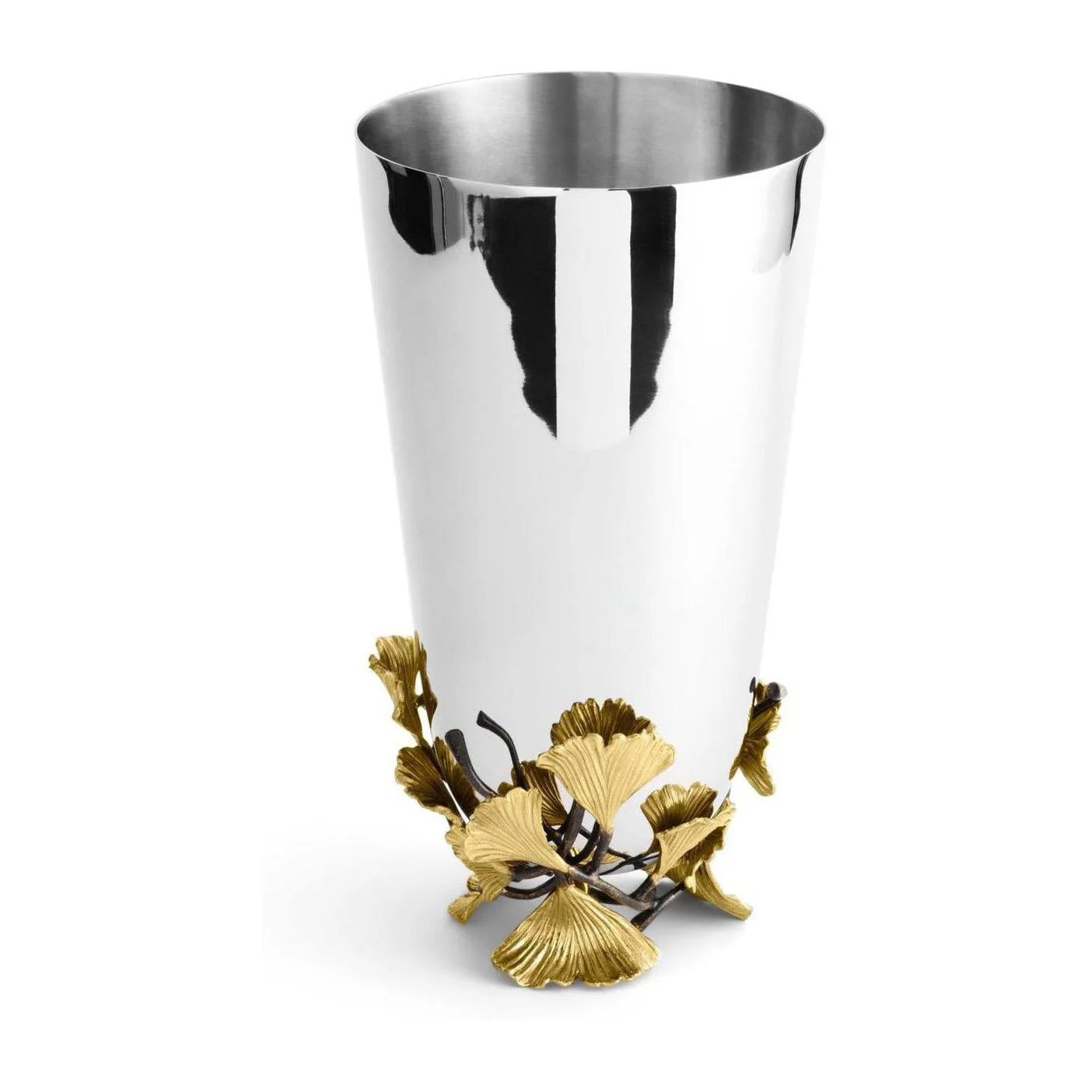 Michael Aram Golden Ginkgo Vase - Image 4