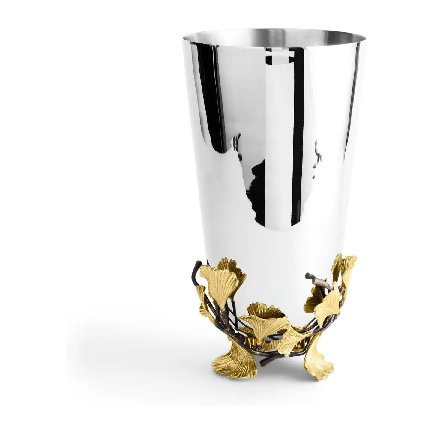 Michael Aram Golden Ginkgo Vase - Image 5