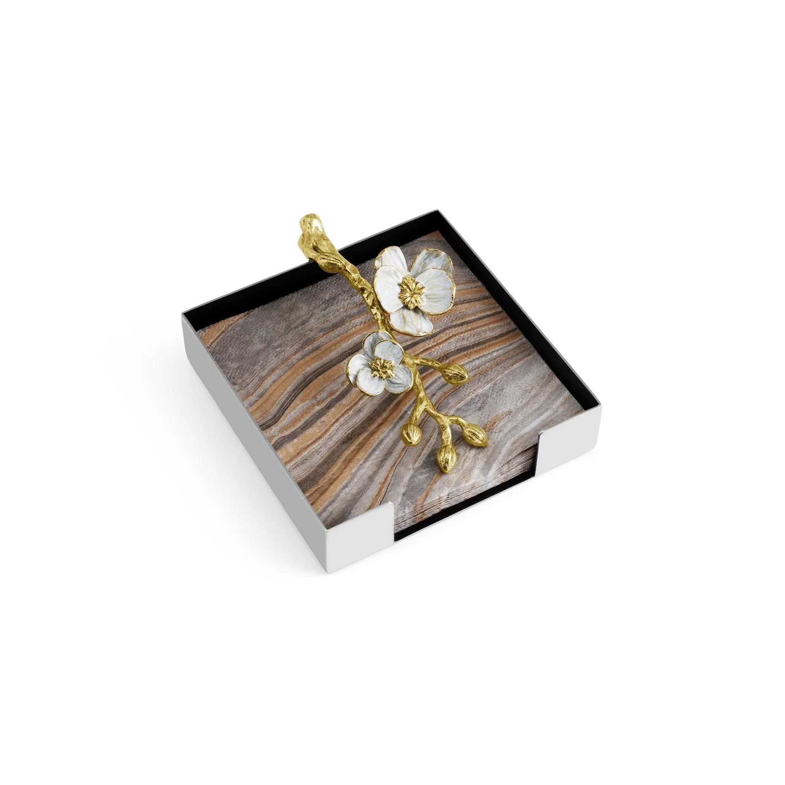Michael Aram Orchid Cocktail Napkin Holder - Image 2