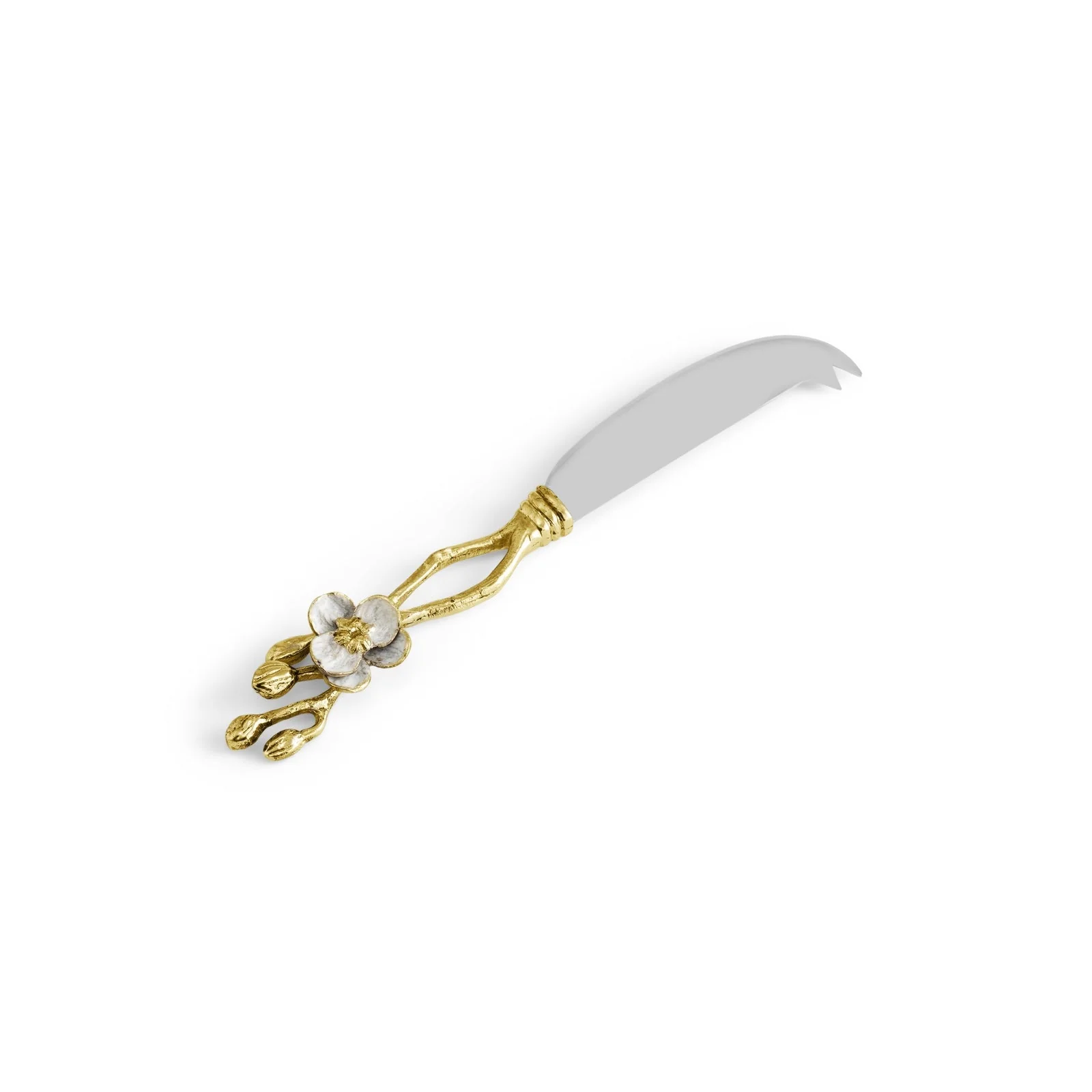 Michael Aram Orchid Large Cheese Board with Knife - Image 6