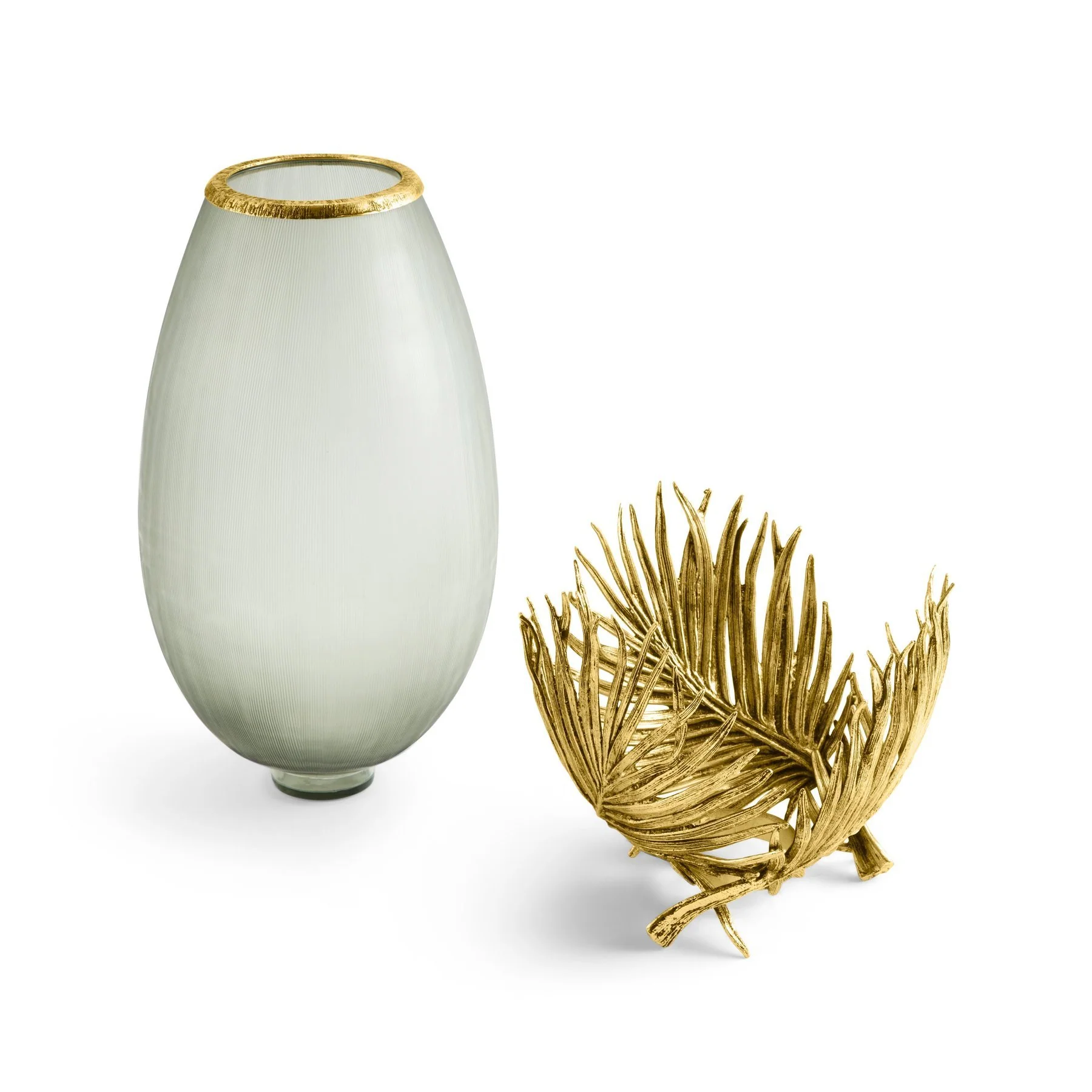 Michael Aram Palm Medium Glass Vase - Image 2
