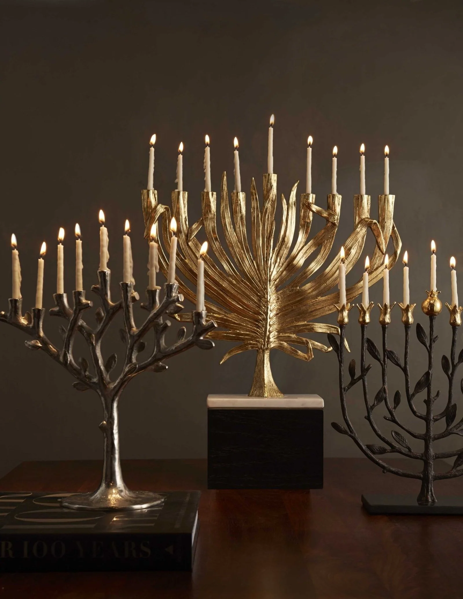 Michael Aram Palm Menorah - Image 2