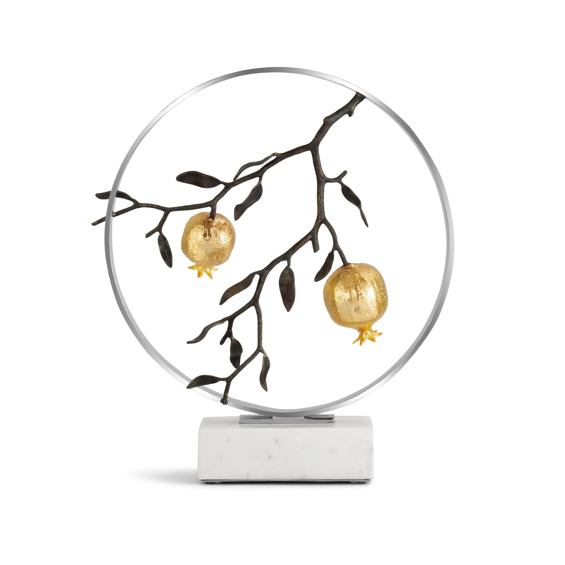 Michael Aram Pomegranate 14" Moon Gate Sculpture - Image 4