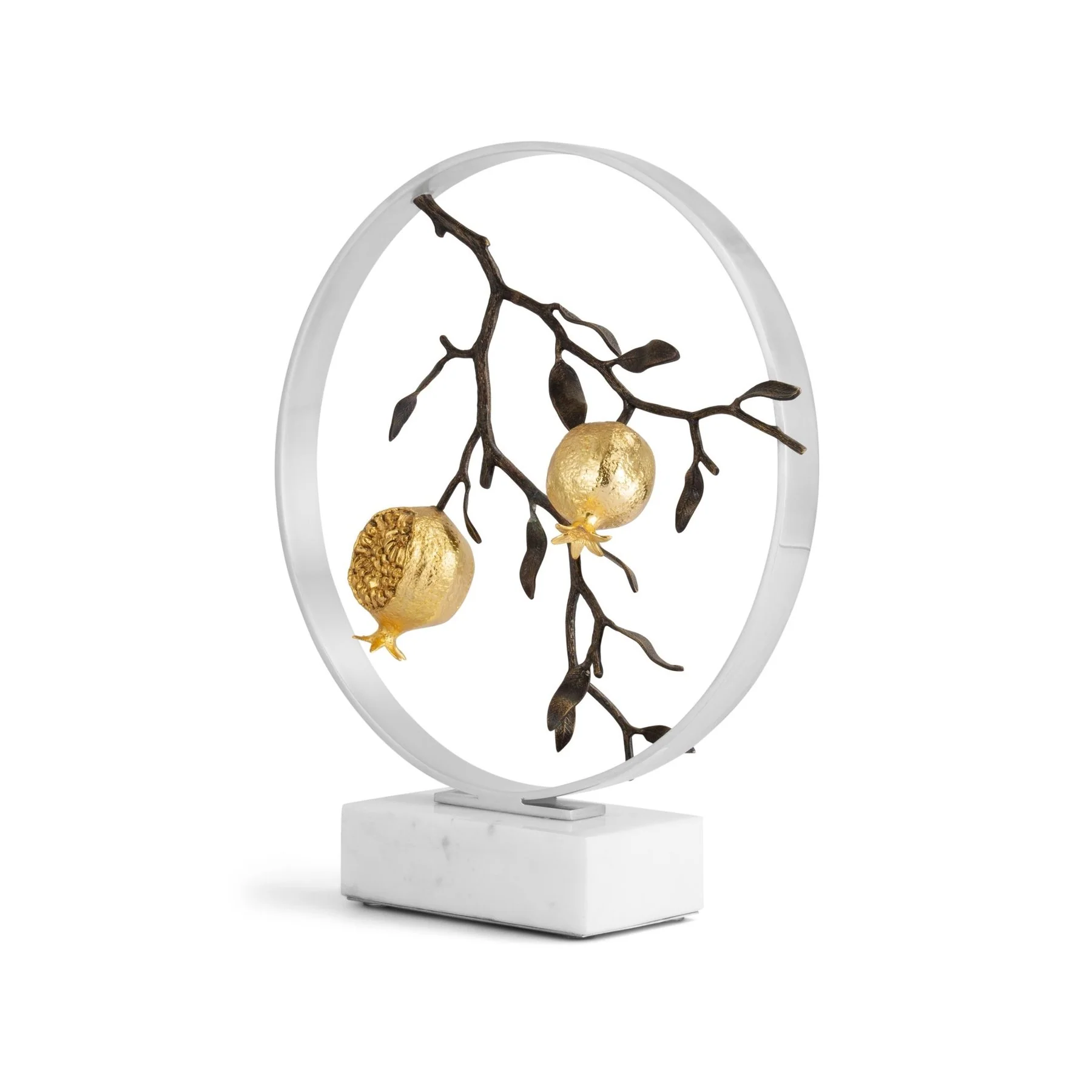 Michael Aram Pomegranate 14" Moon Gate Sculpture - Image 5
