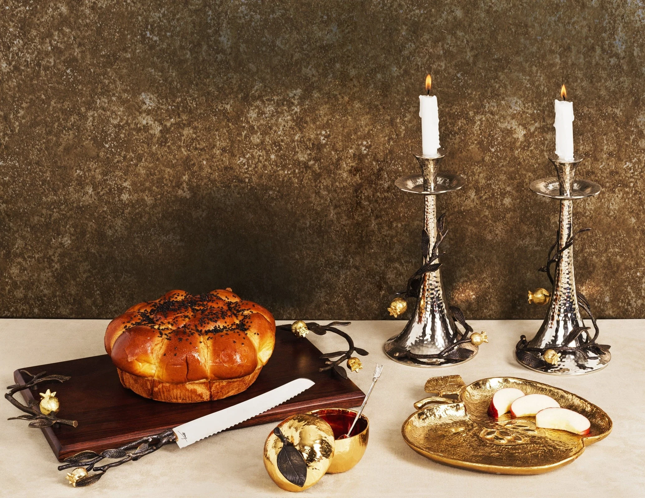 Michael Aram Pomegranate Bread Knife - Image 2
