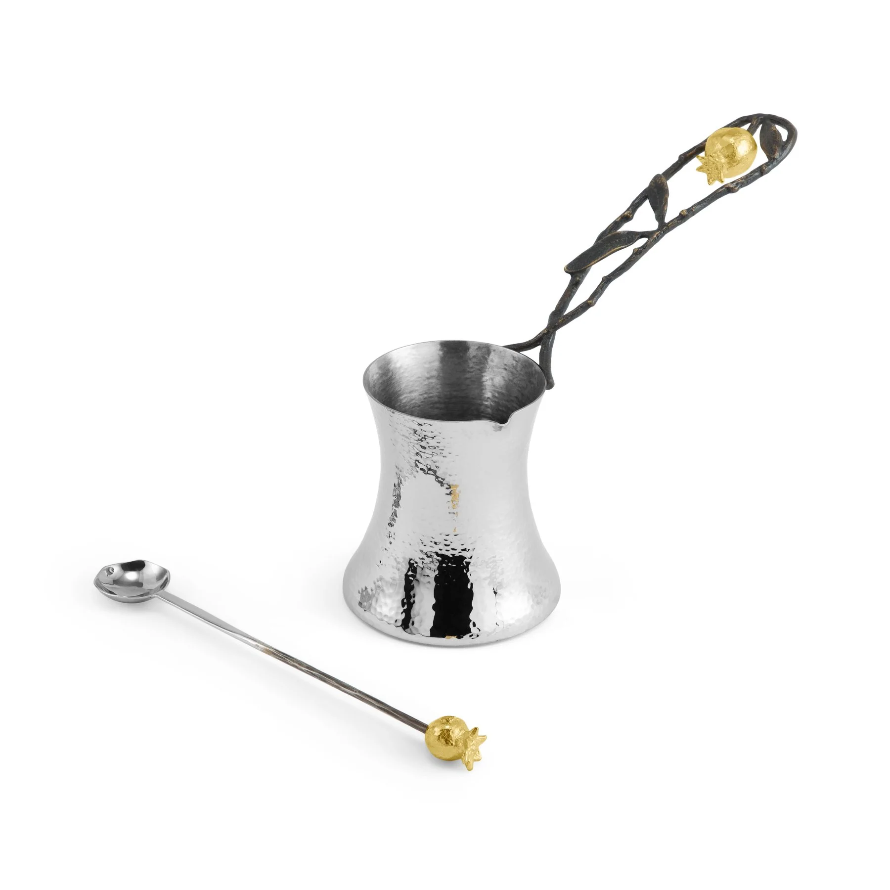 Michael Aram Pomegranate Coffee Pot W/Spoon - Image 2