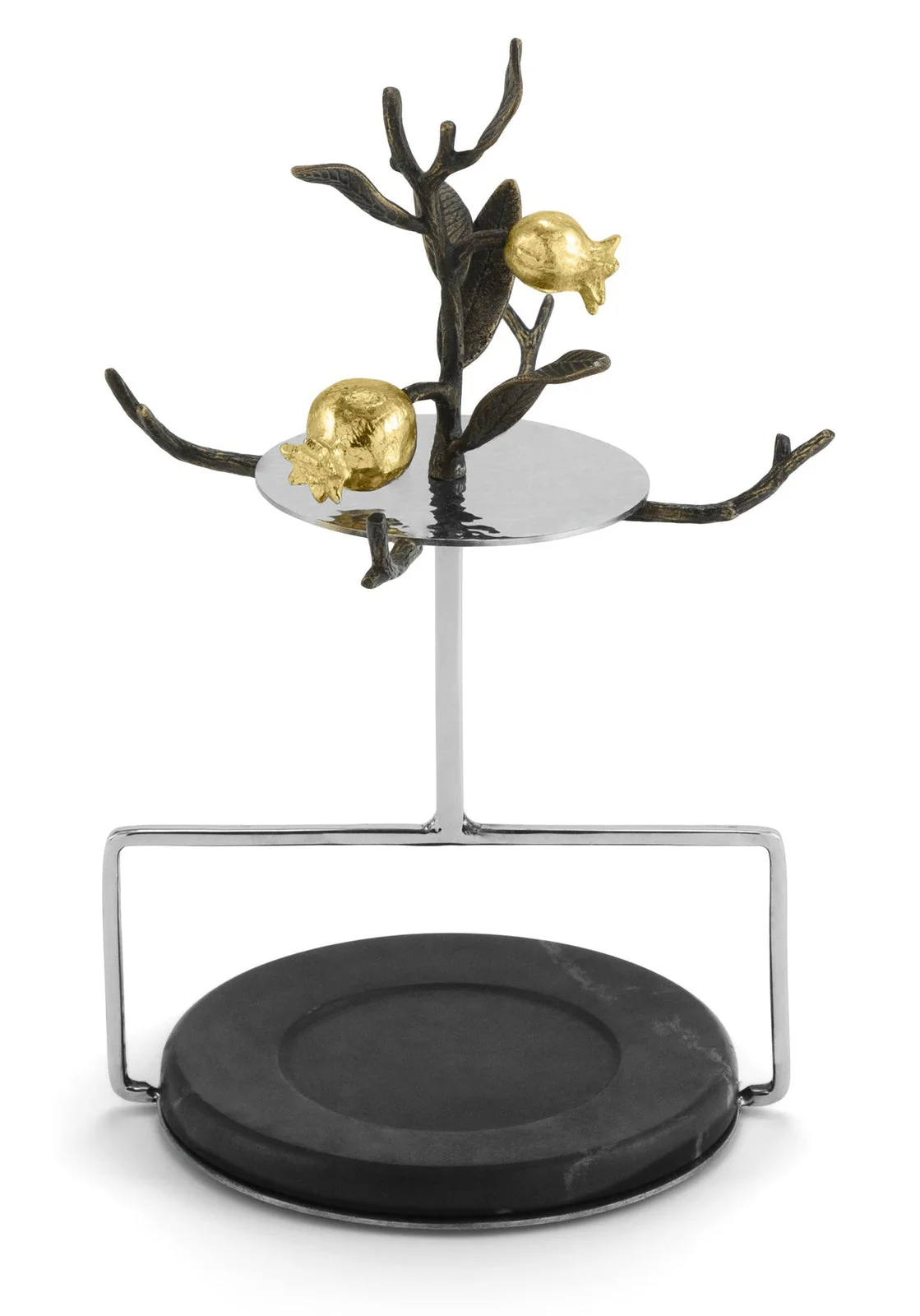 Michael Aram Pomegranate Demitasse Set with Stand - Image 4