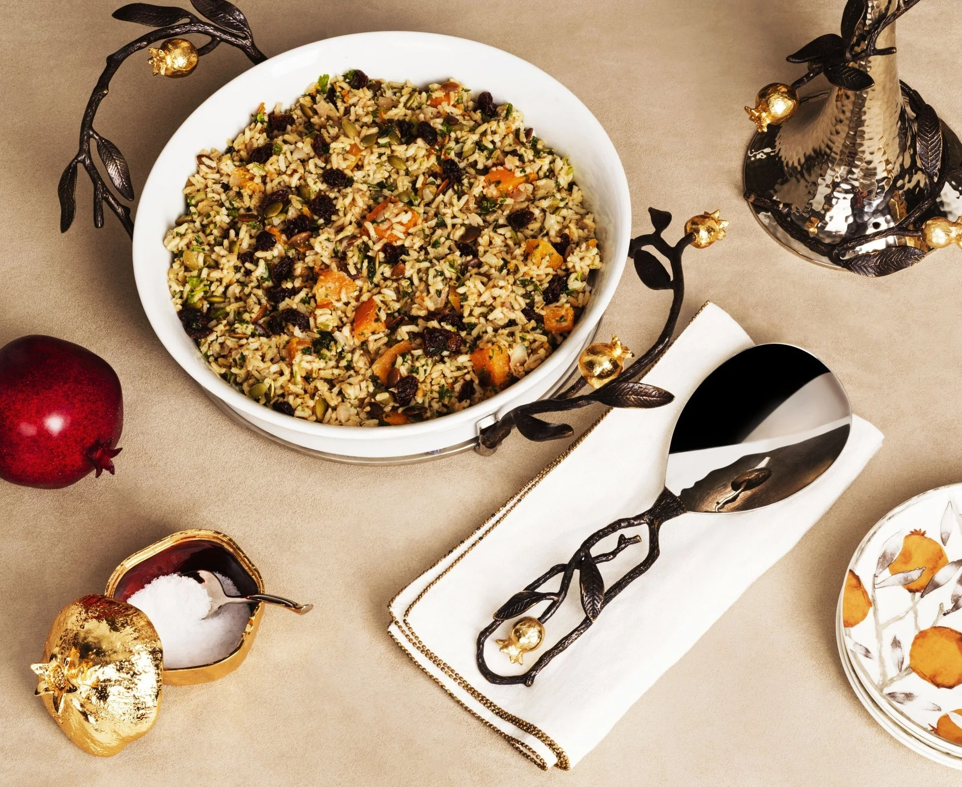Michael Aram Pomegranate Rice Serving Spoon - Image 2