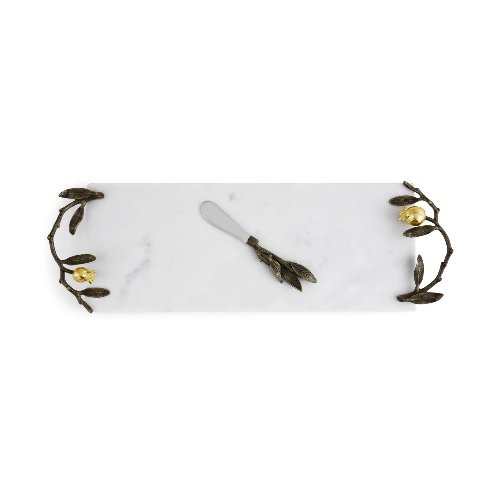 Michael Aram Pomegranate Small Cheese Board with Knife - Image 3
