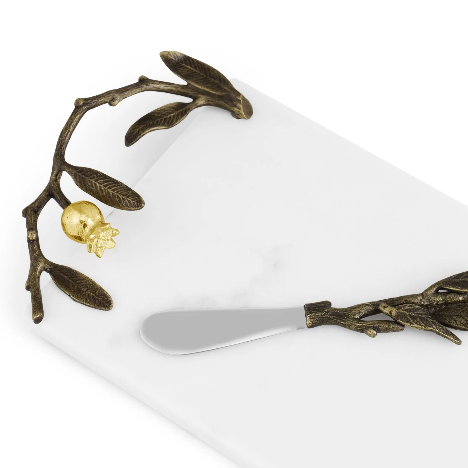 Michael Aram Pomegranate Small Cheese Board with Knife - Image 5