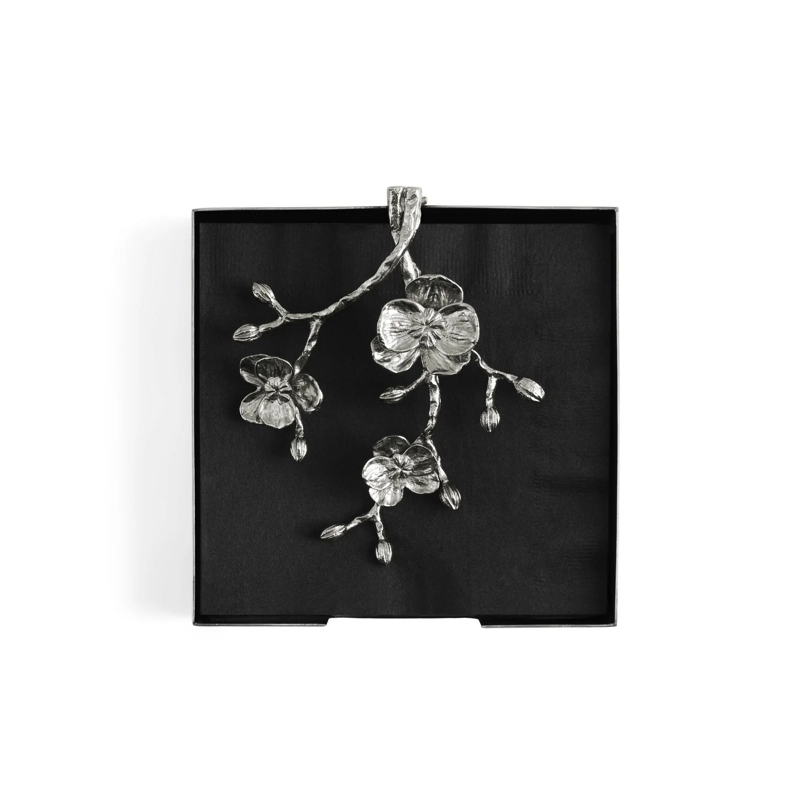 Michael Aram White Orchid Dinner Napkin Holder - Image 2