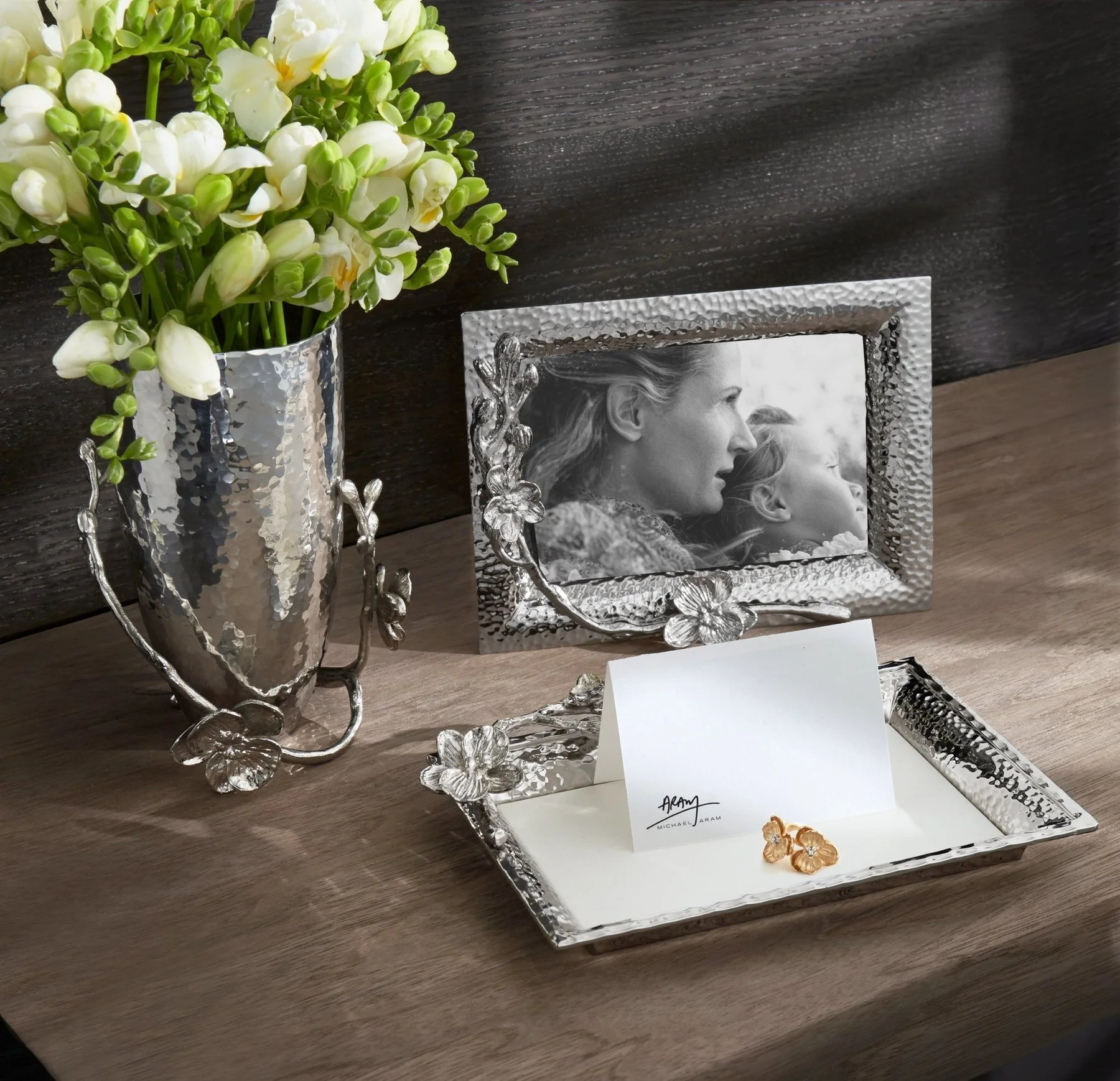 Michael Aram White Orchid Frame 5x7 - Image 2