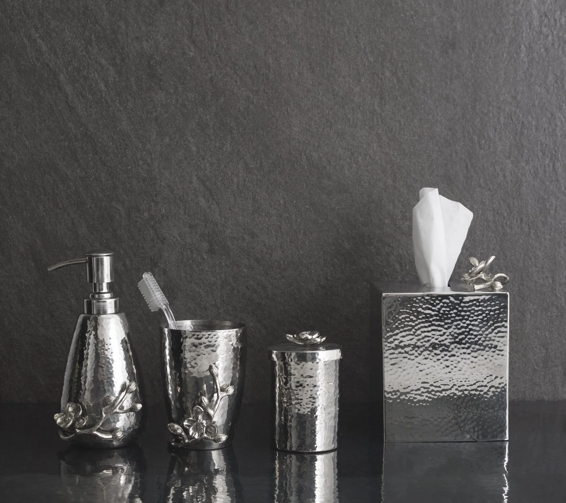 Michael Aram White Orchid Tissue Box Holder - Image 2