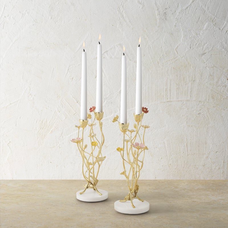 Michael Aram Wildflowers Candleholders (Set of 2) - Image 3
